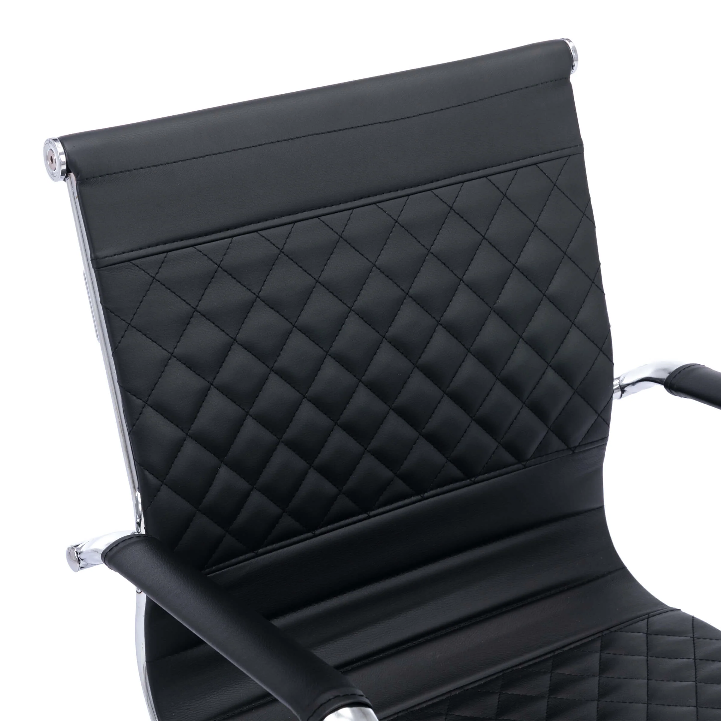 Metal Base Office Guest Chairs Set of 2 - 302OC - Image 5