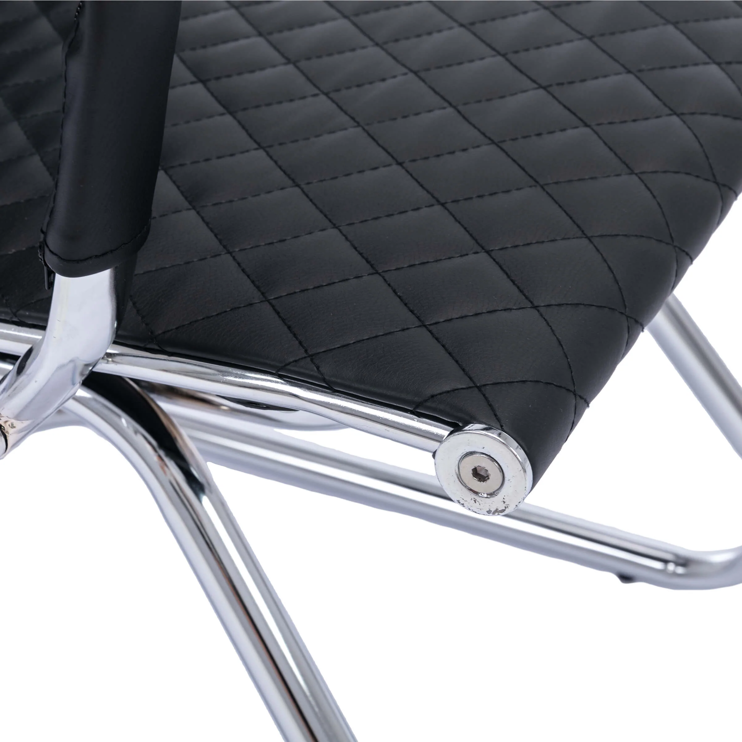 Metal Base Office Guest Chairs Set of 2 - 302OC - Image 6