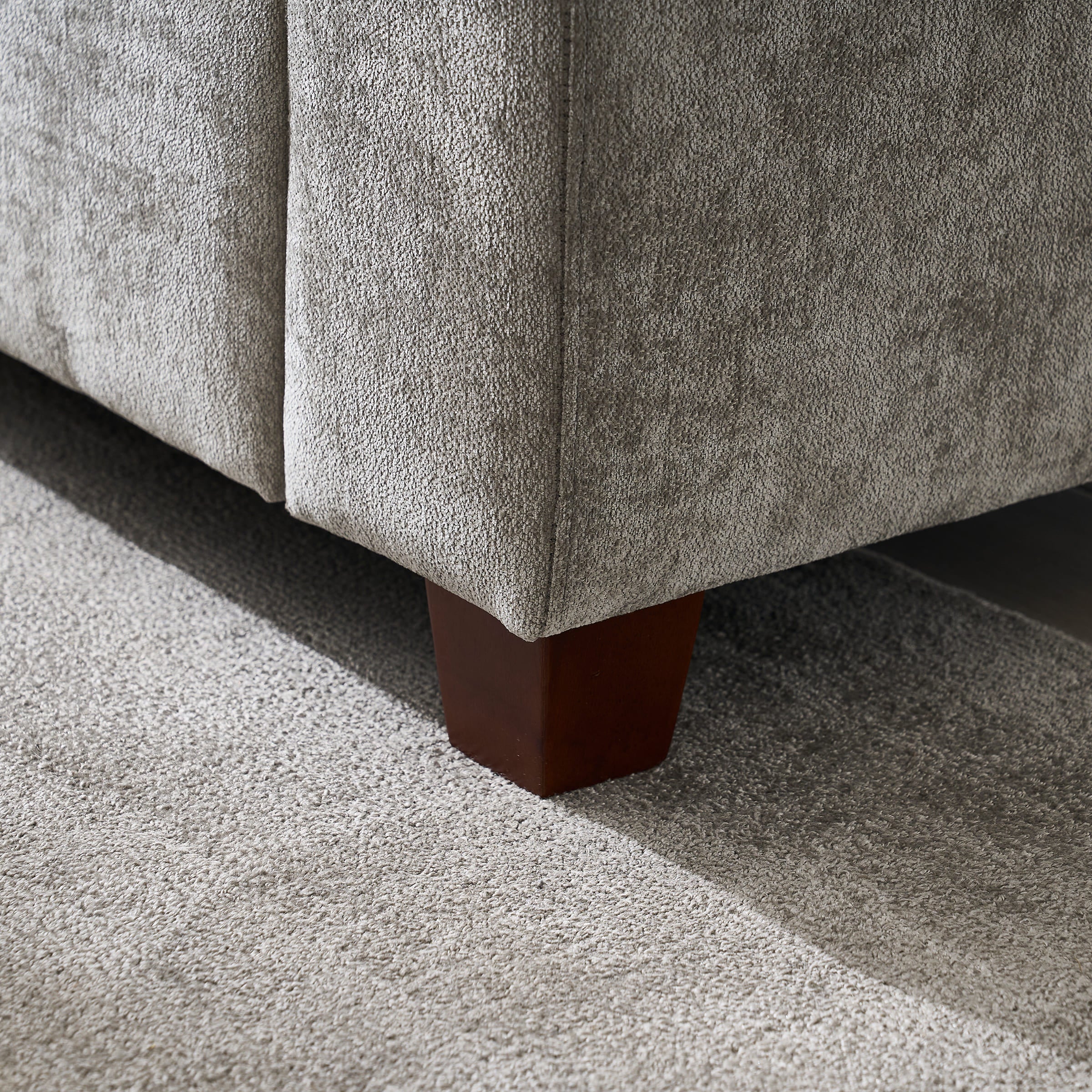 Modern Armrest Chenille Sectional Sofa - 1017SF - Image 12