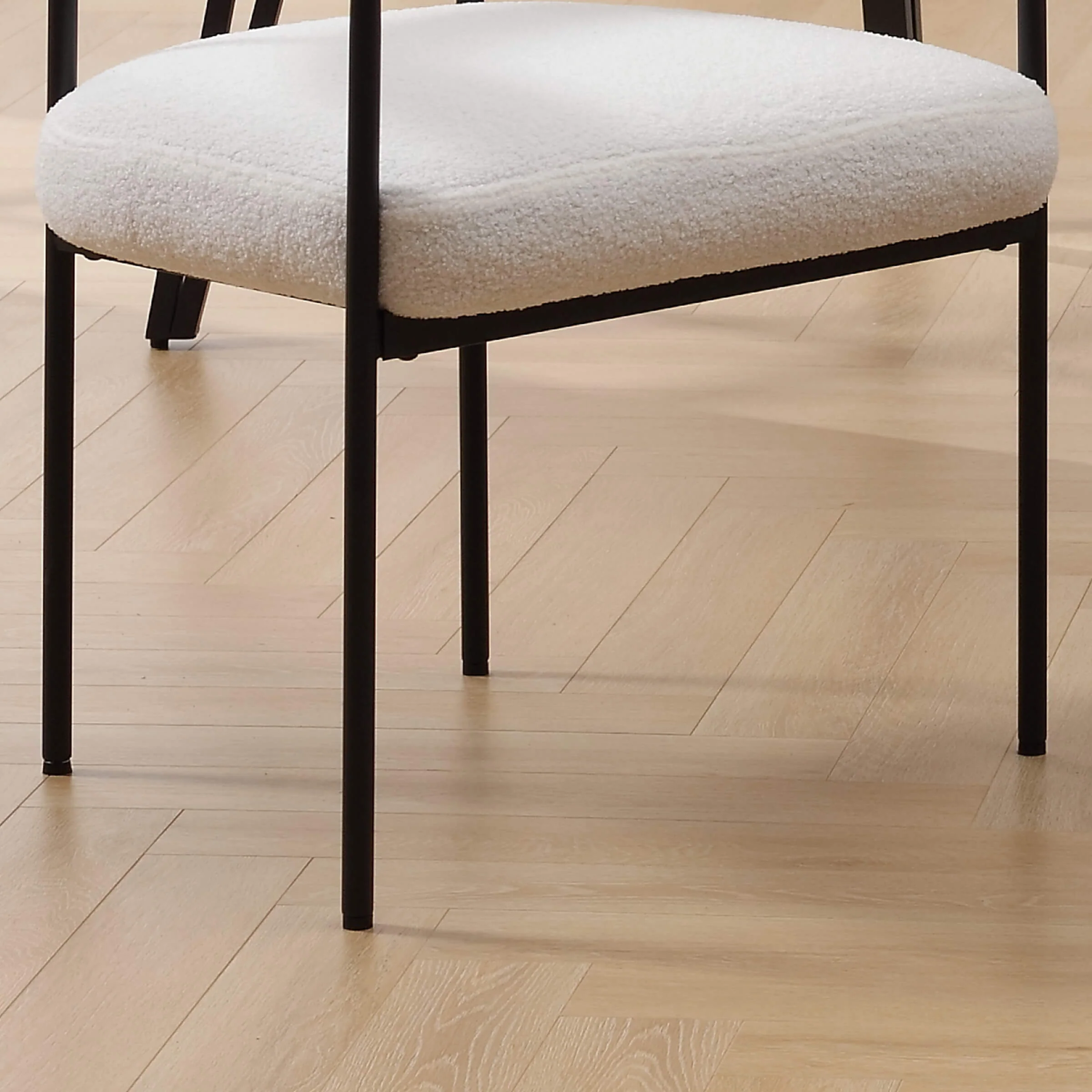 Modern Barrel Black Dining Chairs Set of 2 - 3099DC - Image 16