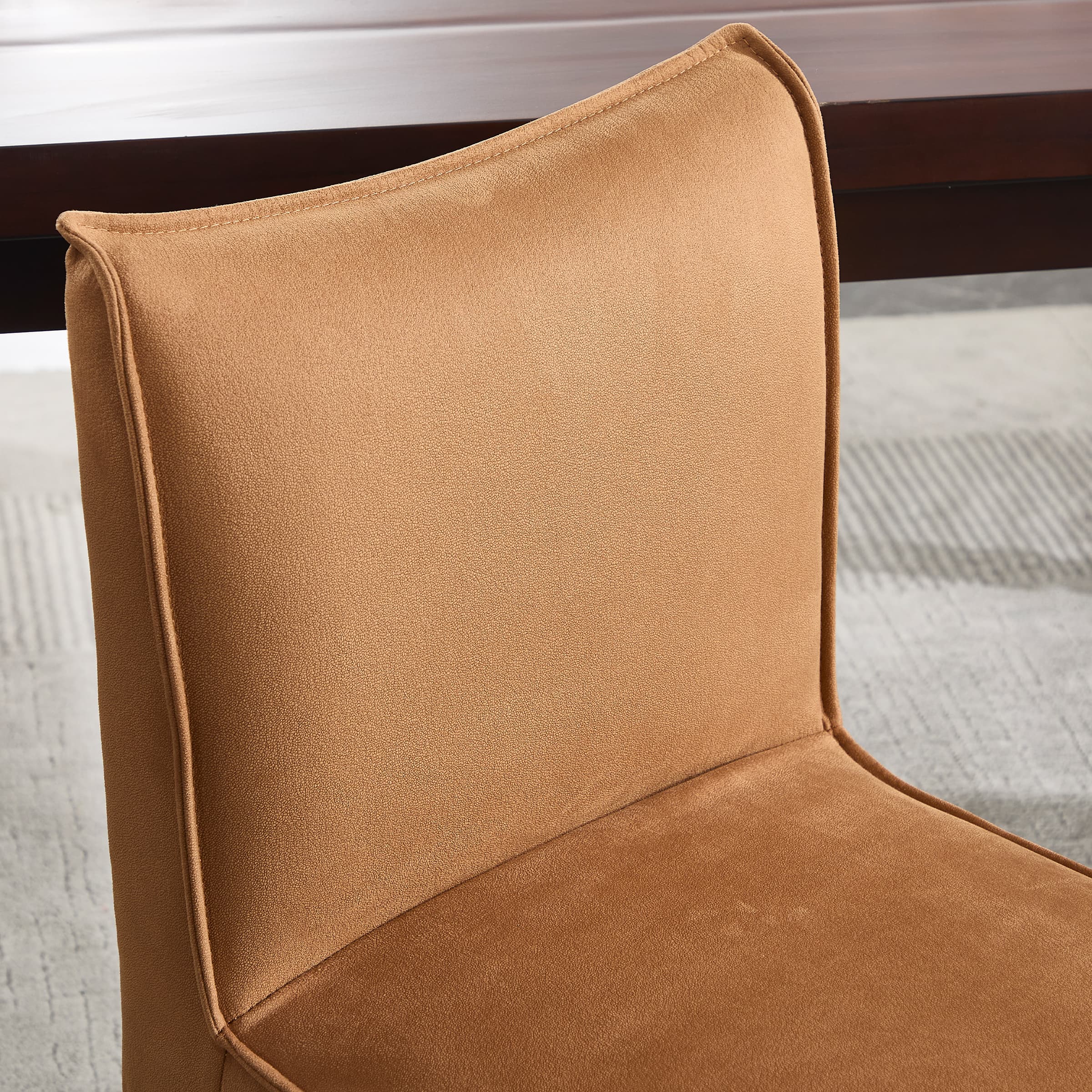 Modern Dining Chairs with Wooden Legs Set of 2 - 6322DC - Image 14