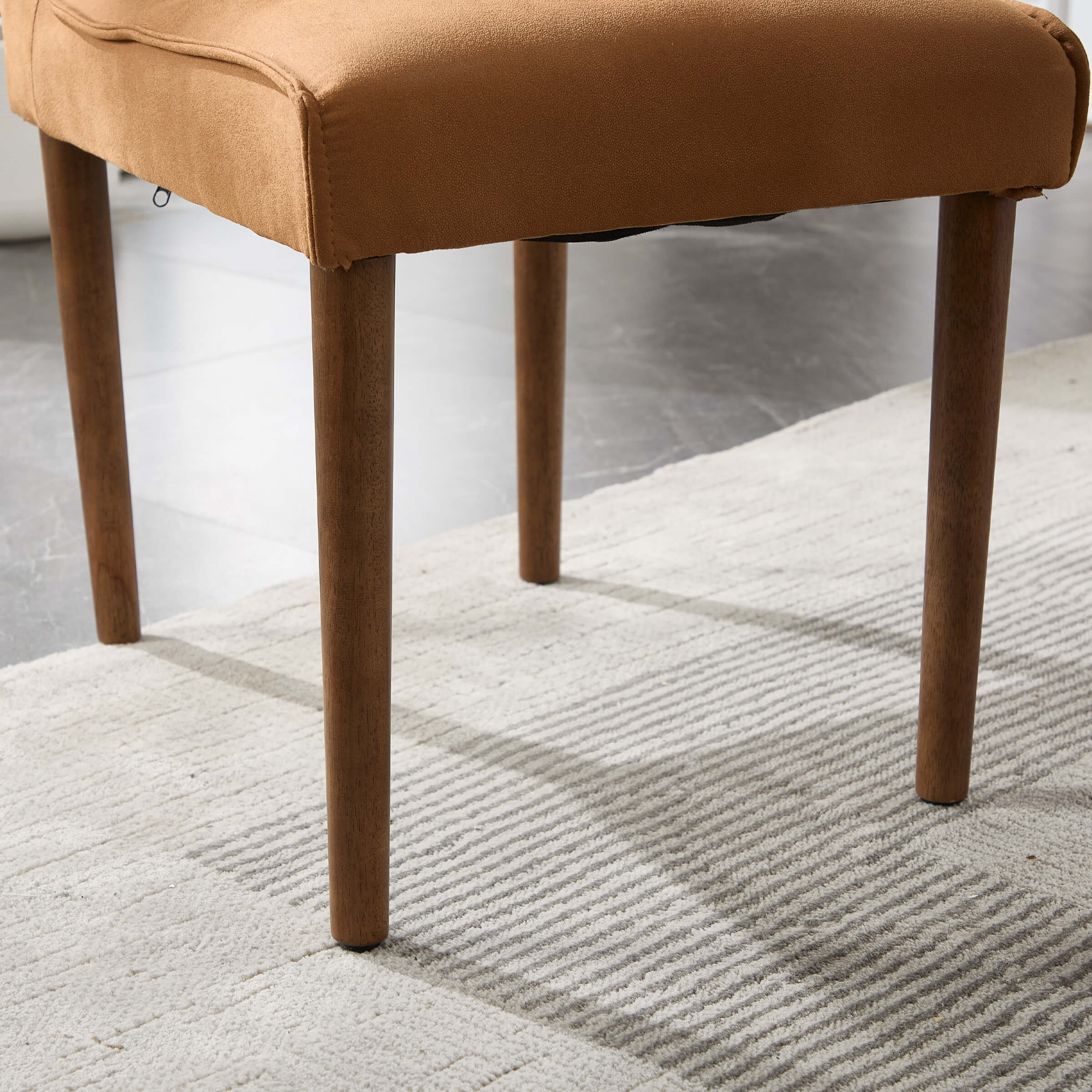 Modern Dining Chairs with Wooden Legs Set of 2 - 6322DC - Image 16