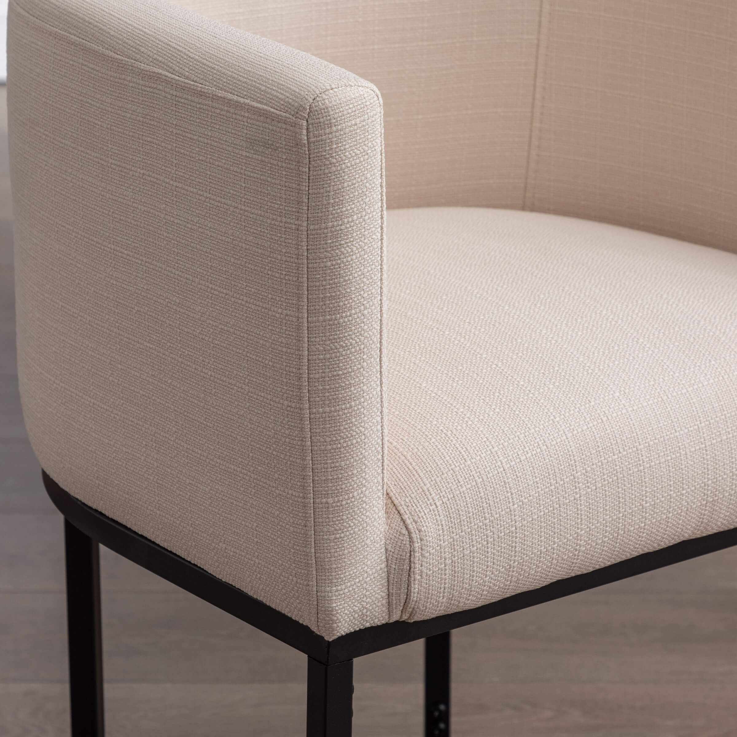 Barrel Back Upholstered Dining Chair 1PCS - 1869DC - Image 13