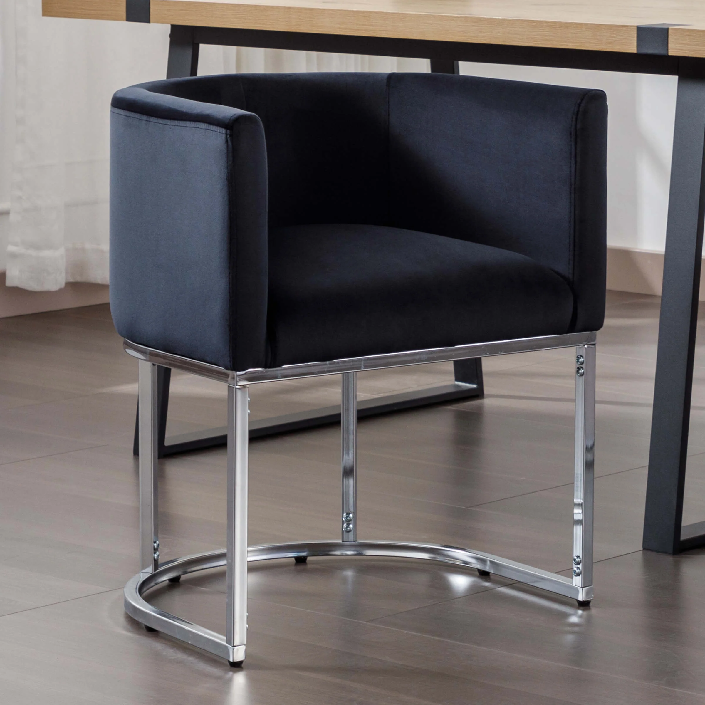 Barrel Back Upholstered Dining Chair 1PCS - 1869DC - Image 25