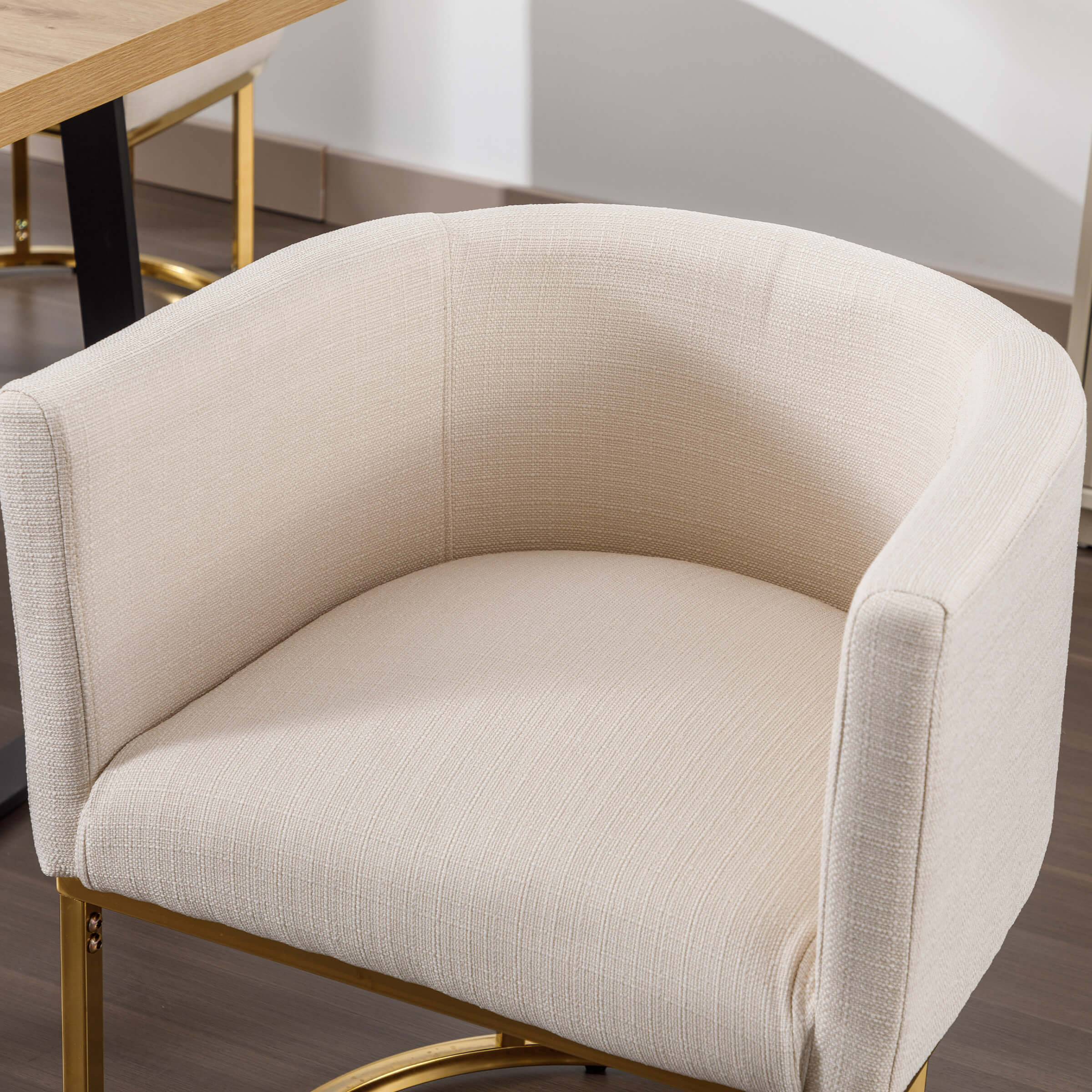 Barrel Back Upholstered Dining Chair 1PCS - 1869DC - Image 4