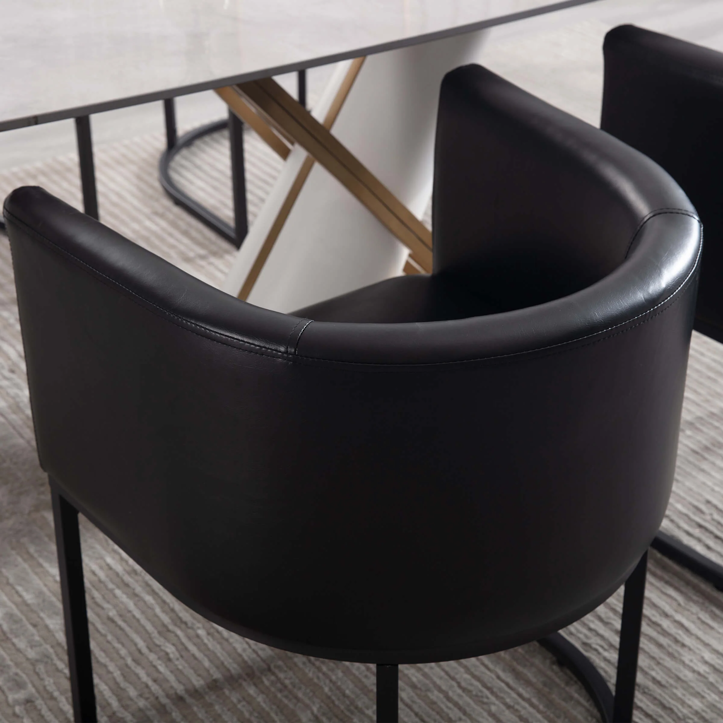 Barrel Back Upholstered Dining Chair 1PCS - 1869DC - Image 53