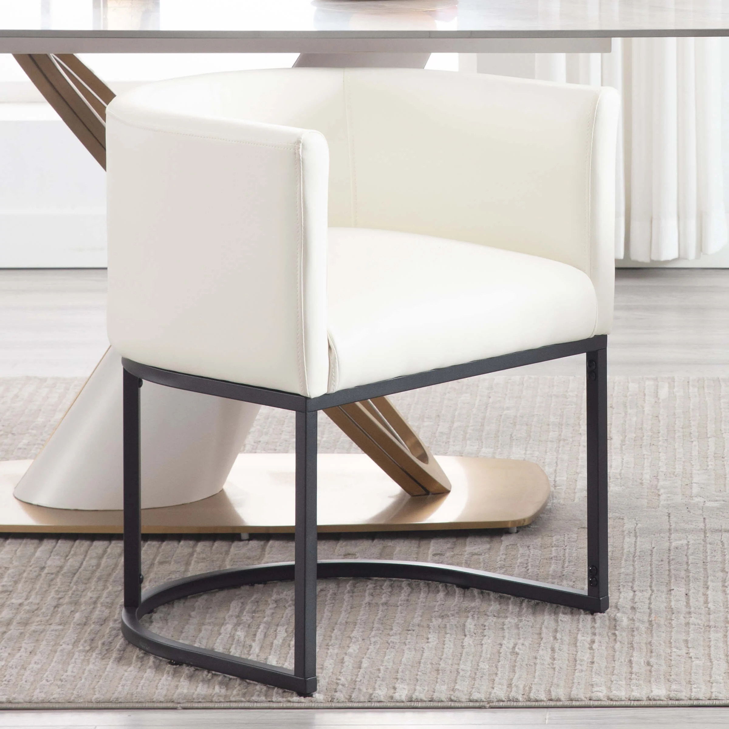 Barrel Back Upholstered Dining Chair 1PCS - 1869DC - Image 56