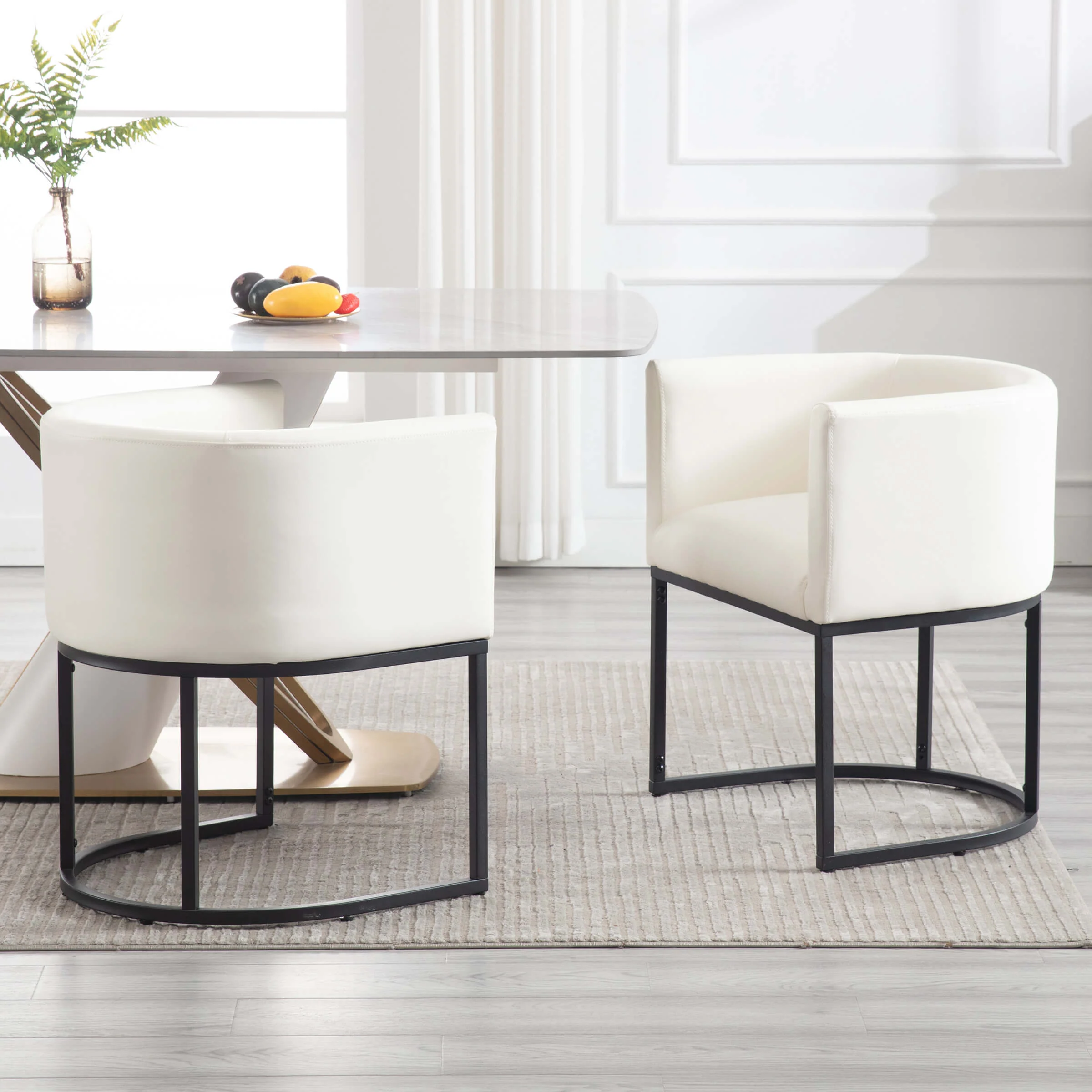 Barrel Back Upholstered Dining Chair 1PCS - 1869DC - Image 57