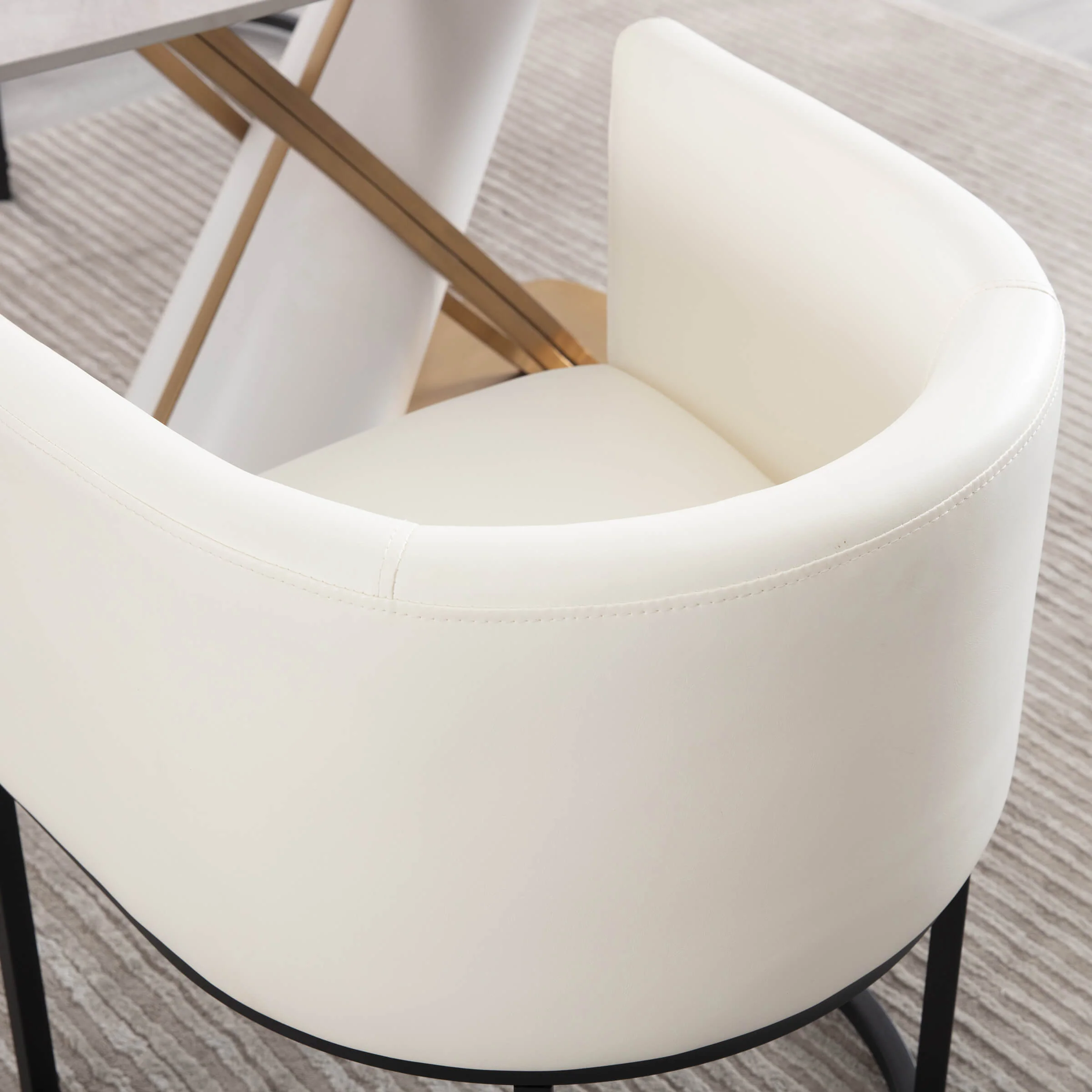 Barrel Back Upholstered Dining Chair 1PCS - 1869DC - Image 61