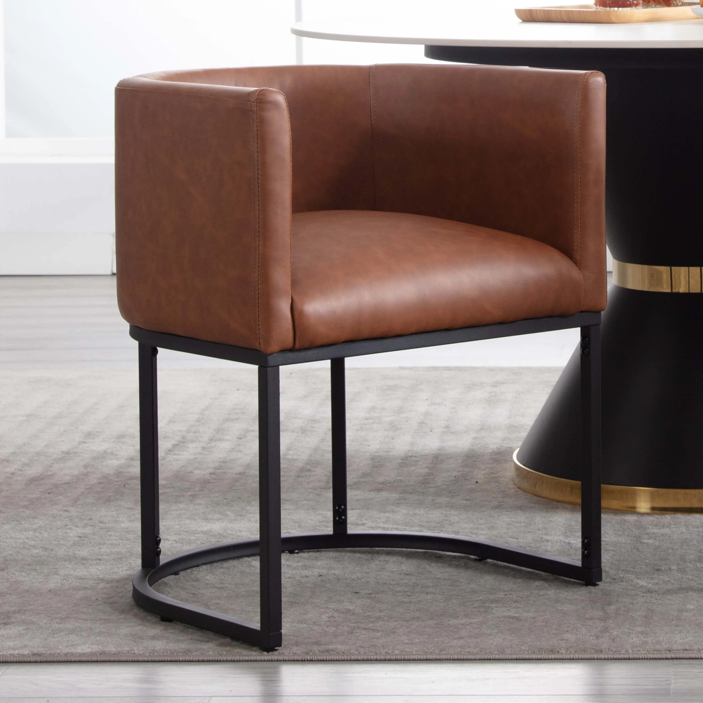 Barrel Back Upholstered Dining Chair 1PCS - 1869DC - Image 63