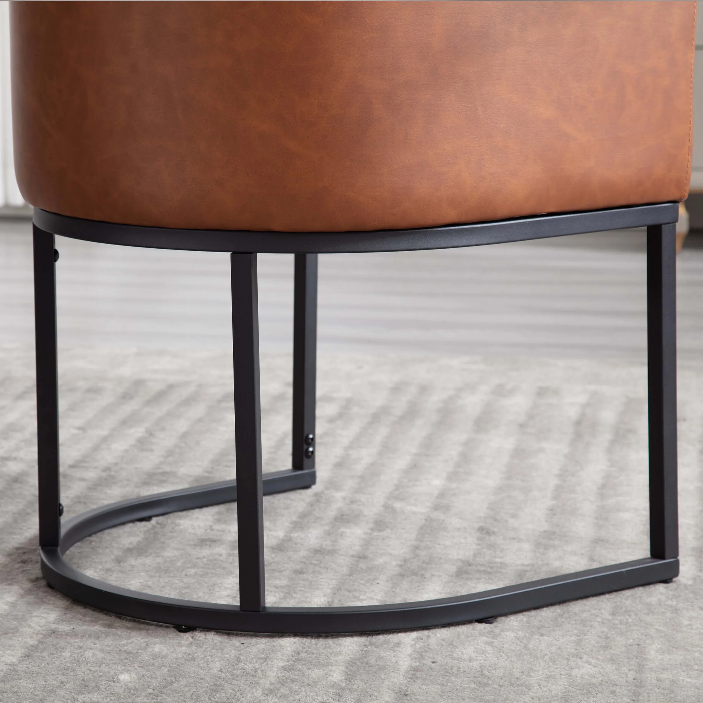 Barrel Back Upholstered Dining Chair 1PCS - 1869DC - Image 70