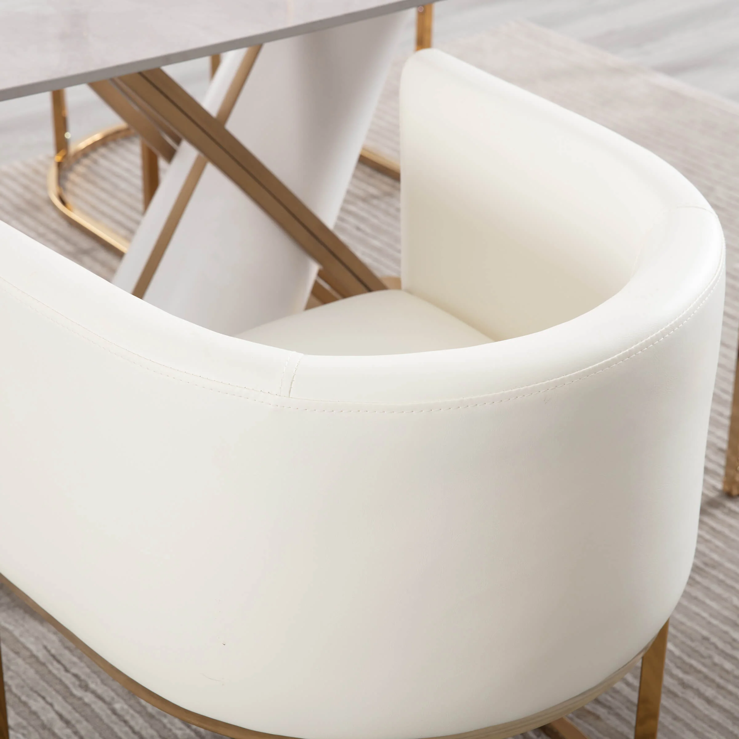 Barrel Back Upholstered Dining Chair 1PCS - 1869DC - Image 77