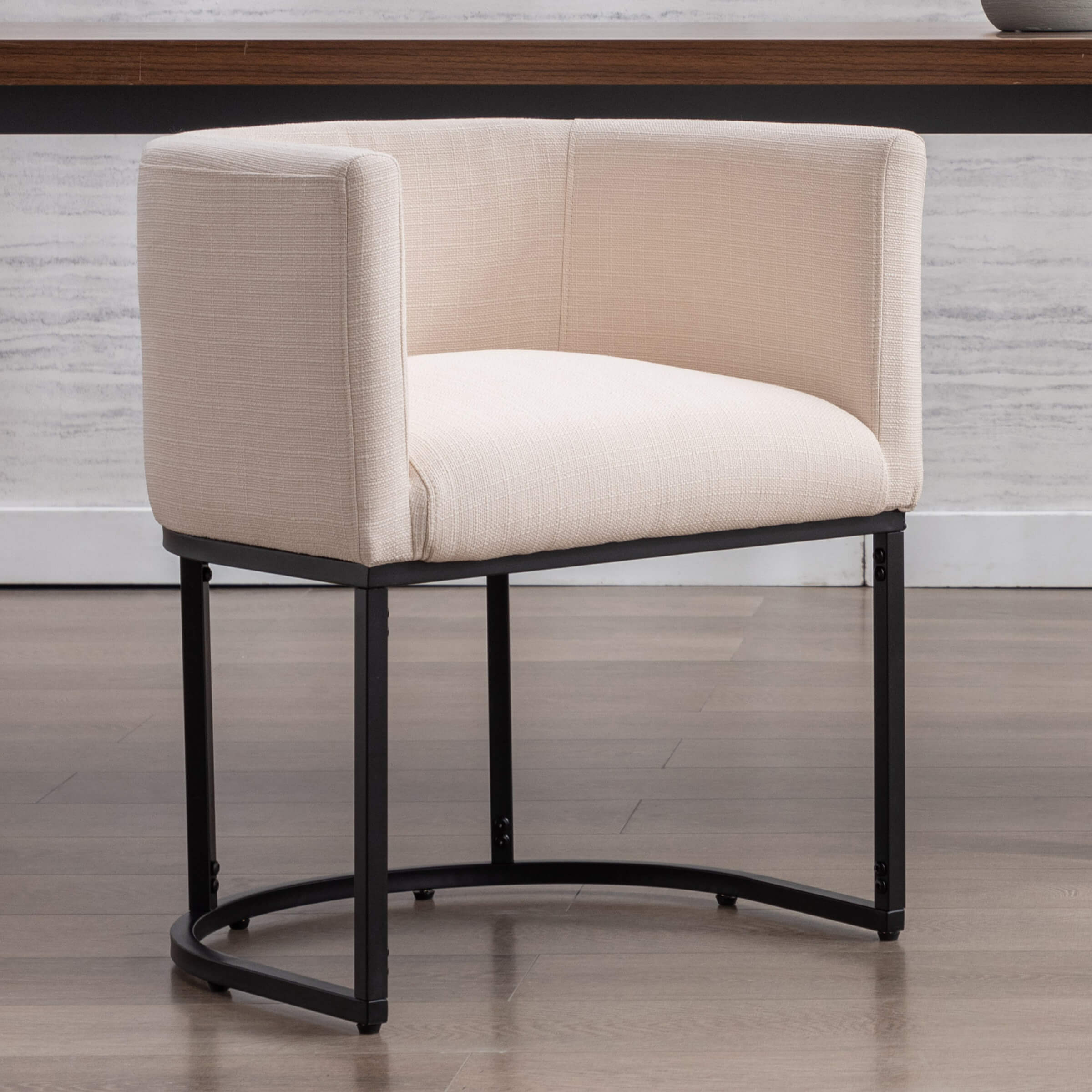 Barrel Back Upholstered Dining Chair 1PCS - 1869DC - Image 9