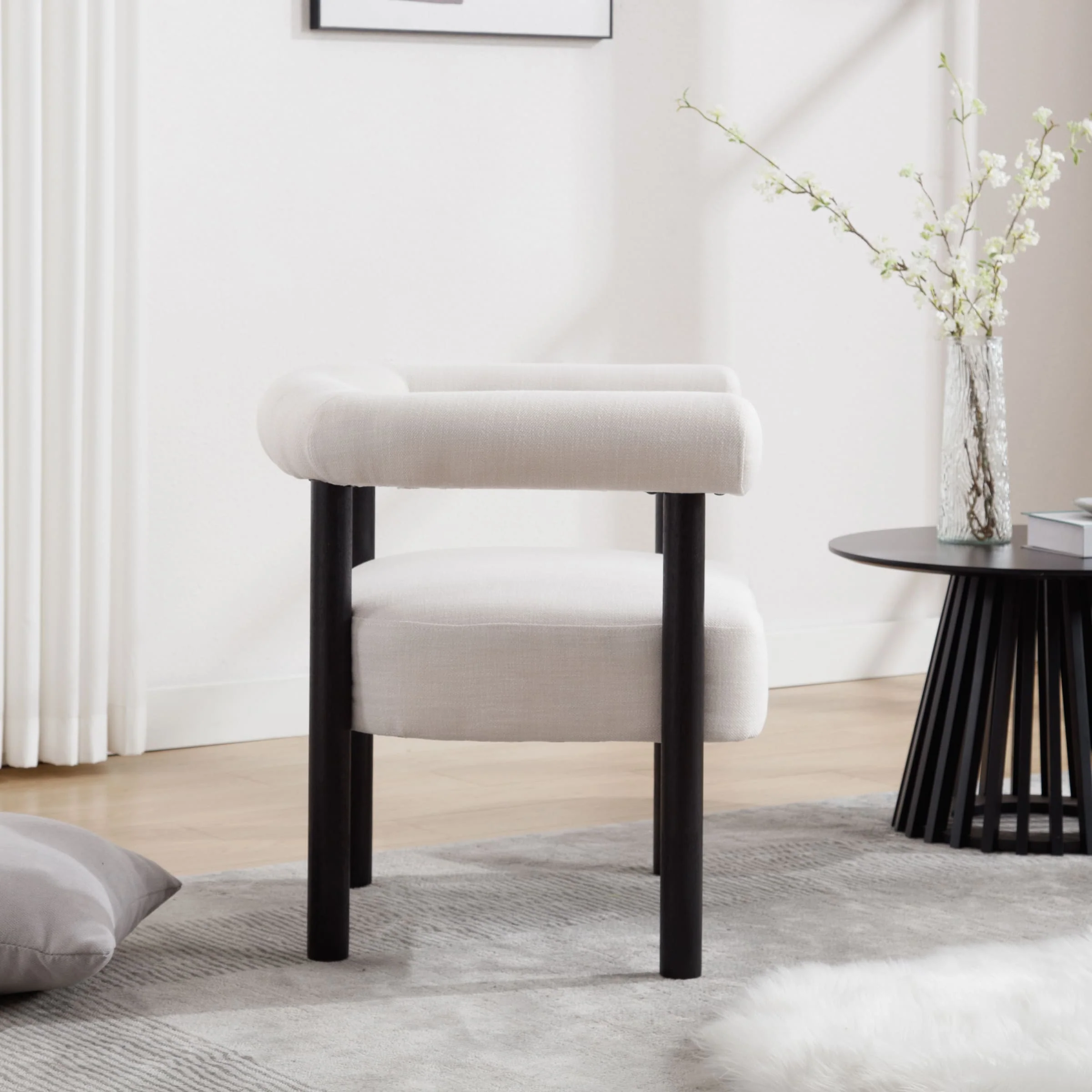 Modern Upholstered Accent Chair 1 PCS - 3934AC - Image 4