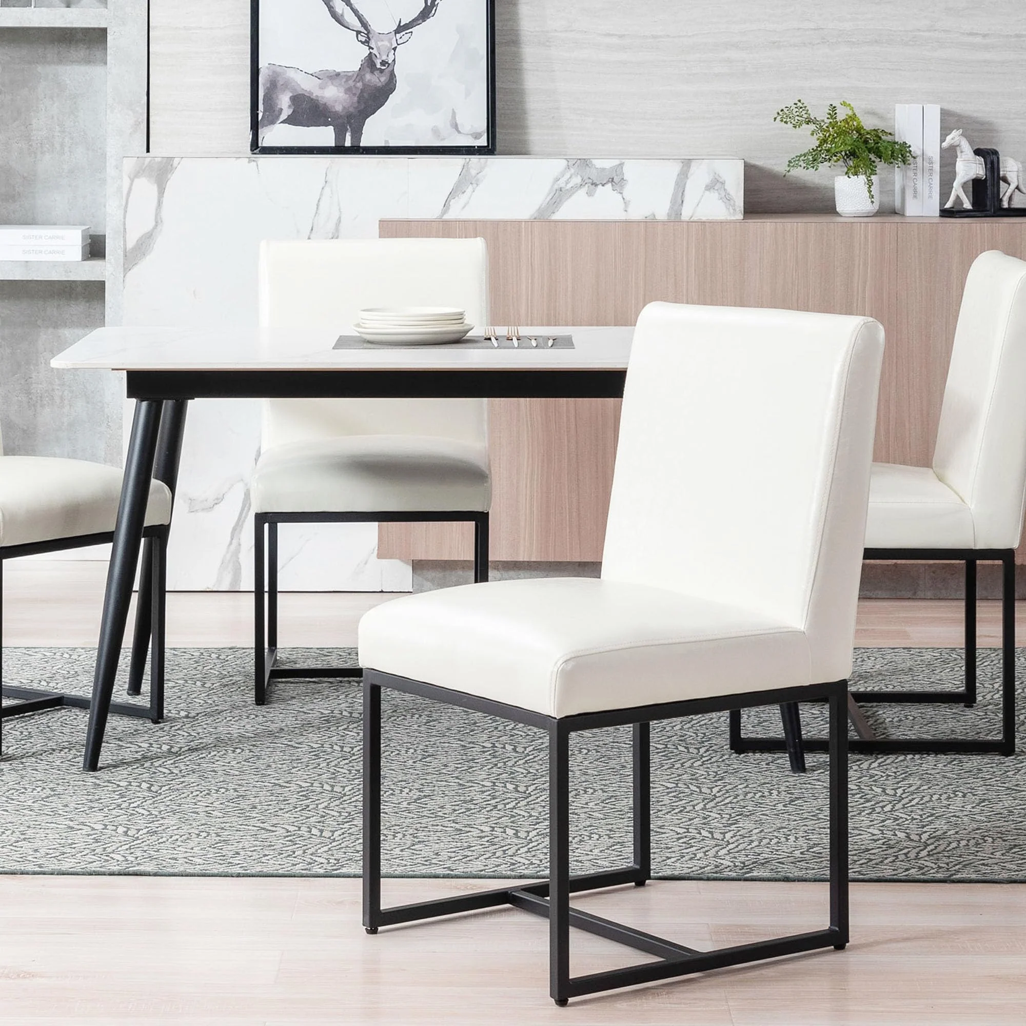 Modern Upholstered Dining Chairs Set of 2 - 1488DC - Image 10