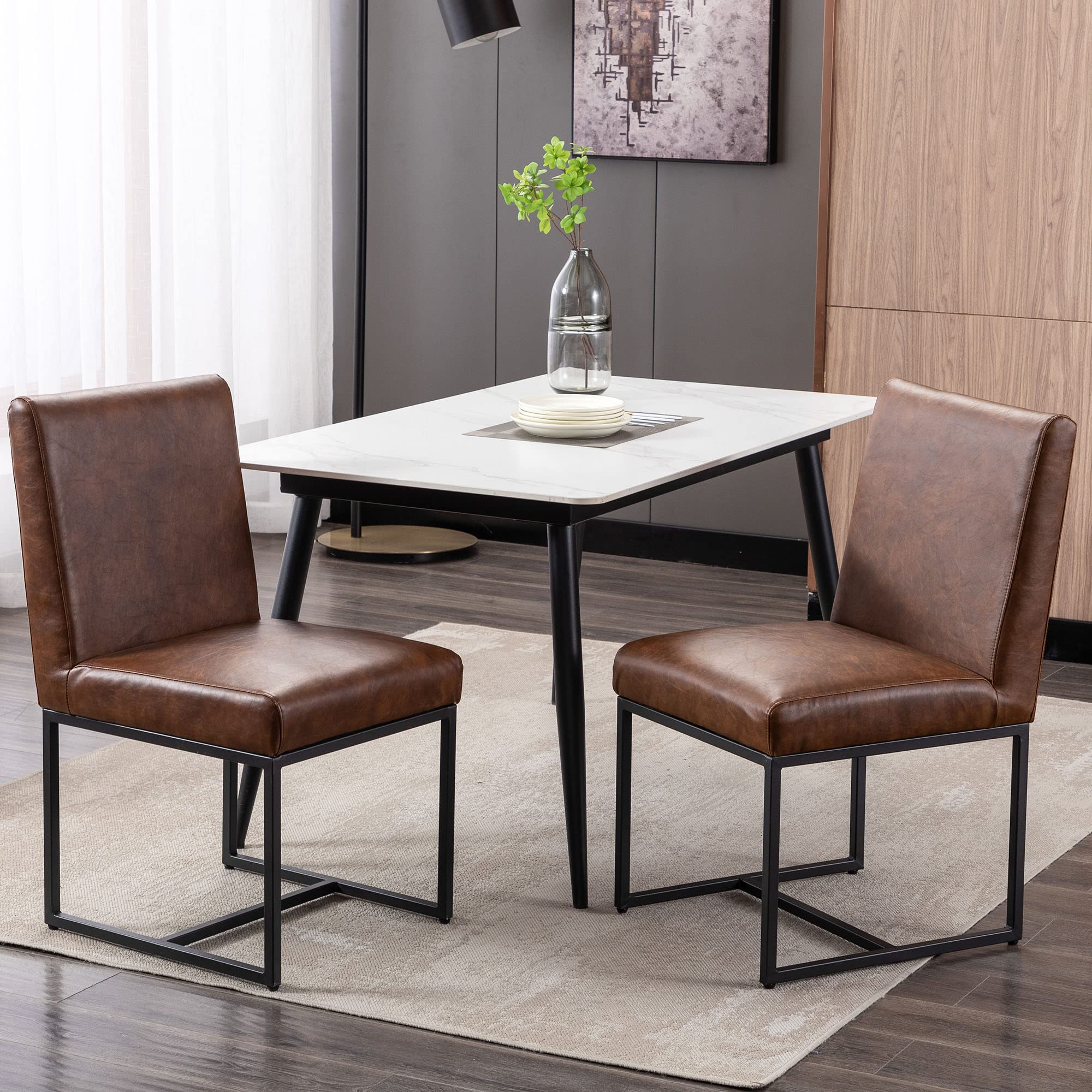 Modern Upholstered Dining Chairs Set of 2 - 1488DC - Image 19