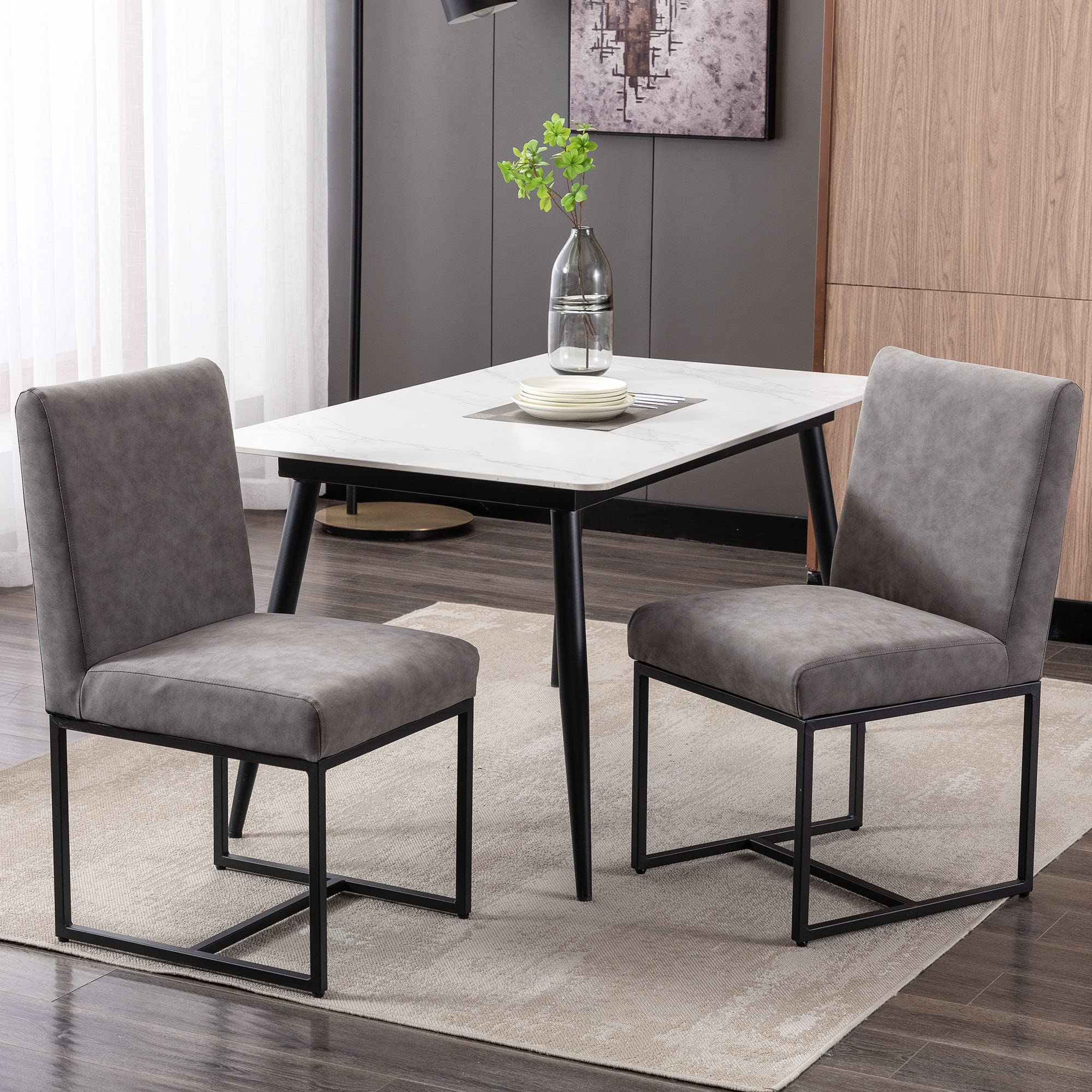 Modern Upholstered Dining Chairs Set of 2 - 1488DC - Image 47