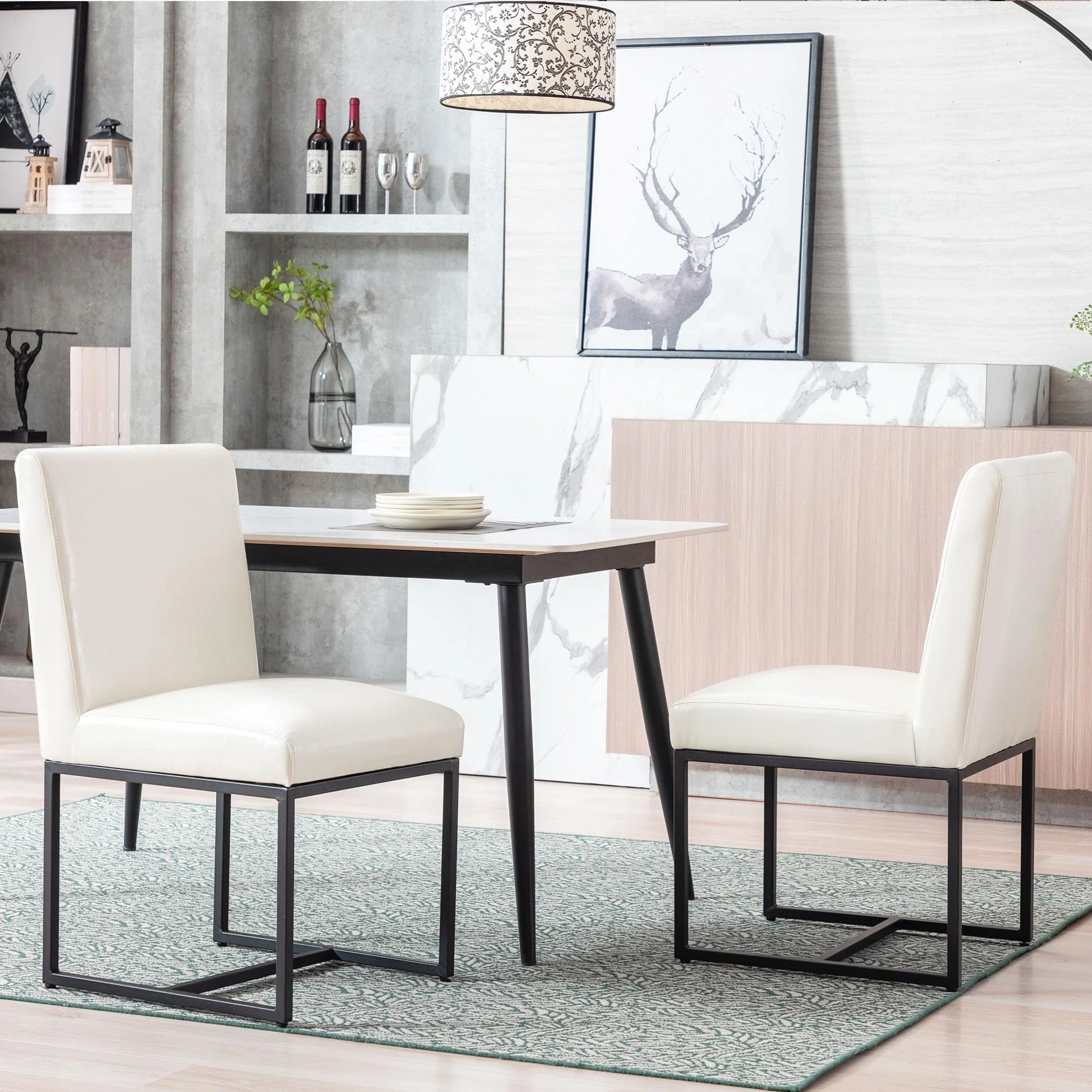 Modern Upholstered Dining Chairs Set of 2 - 1488DC - Image 8