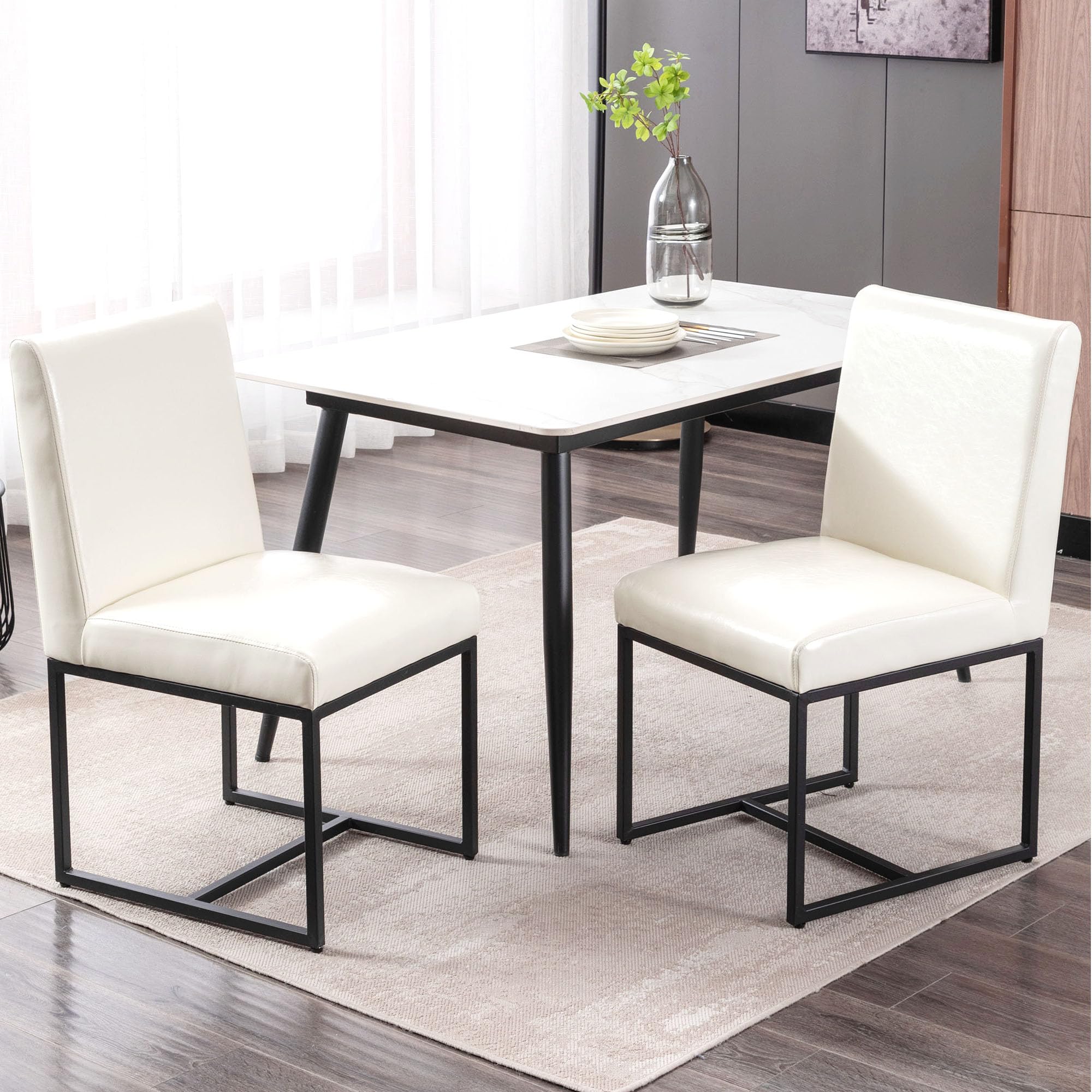 Modern Upholstered Dining Chairs Set of 2 - 1488DC - Image 9