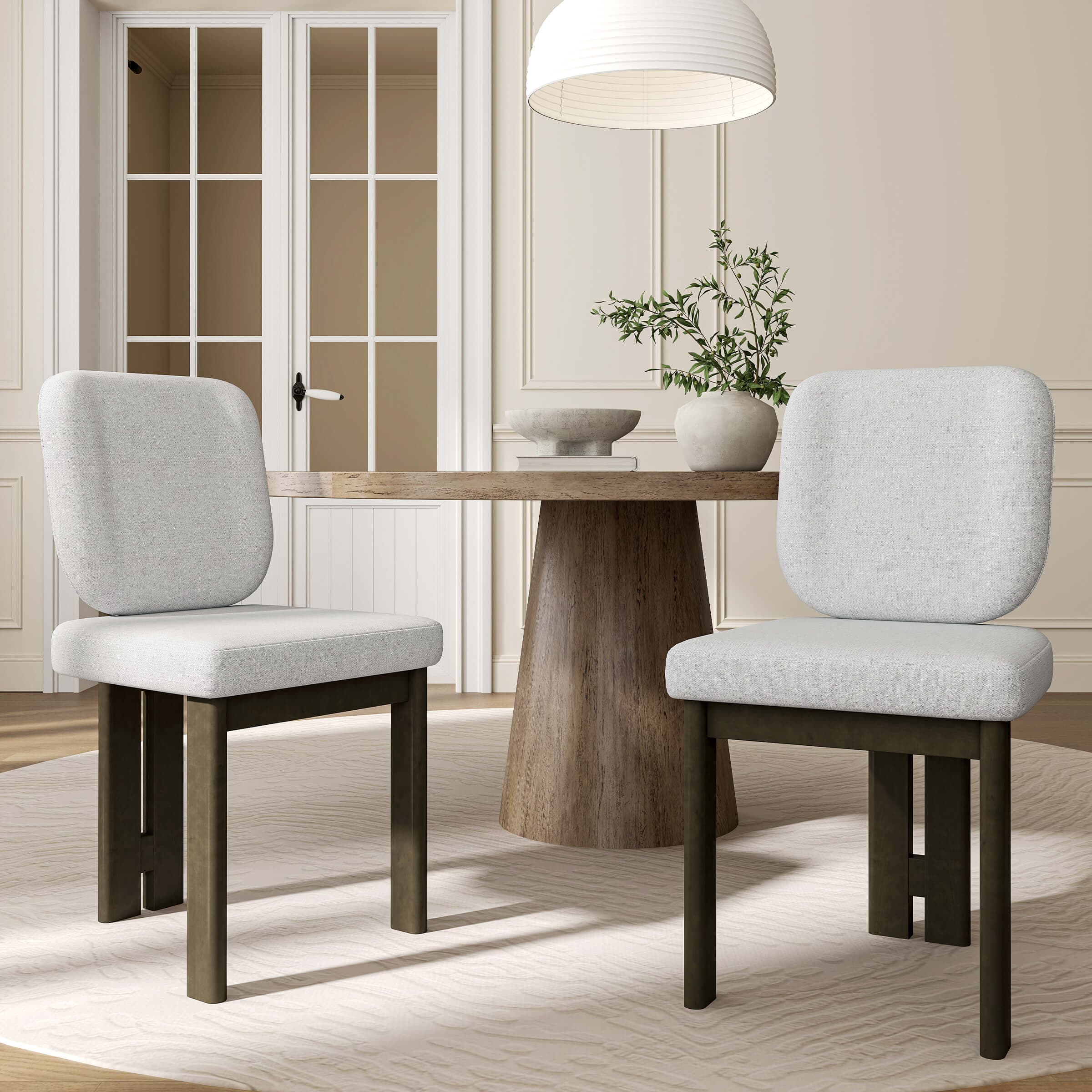 Modern Upholstered Dining Chairs Set of 2 – X5517DC - Image 13