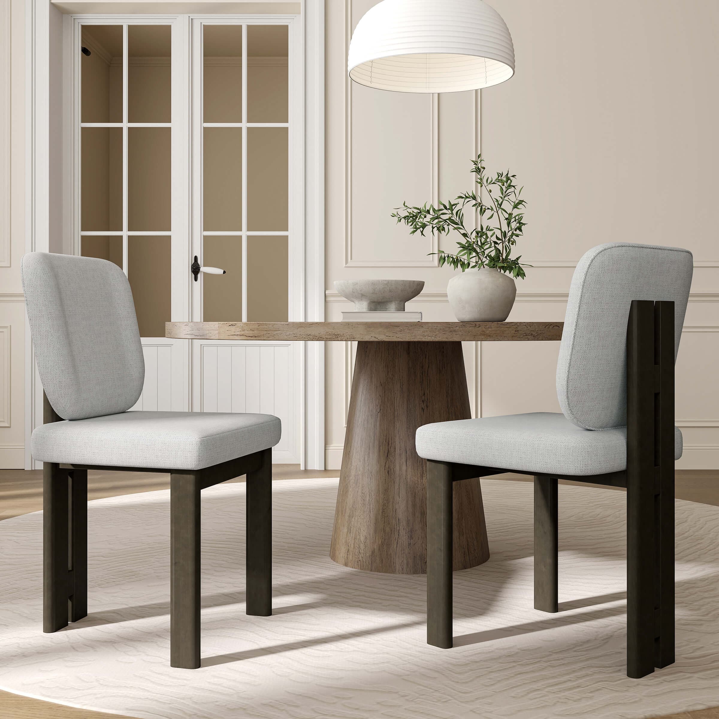 Modern Upholstered Dining Chairs Set of 2 – X5517DC - Image 14