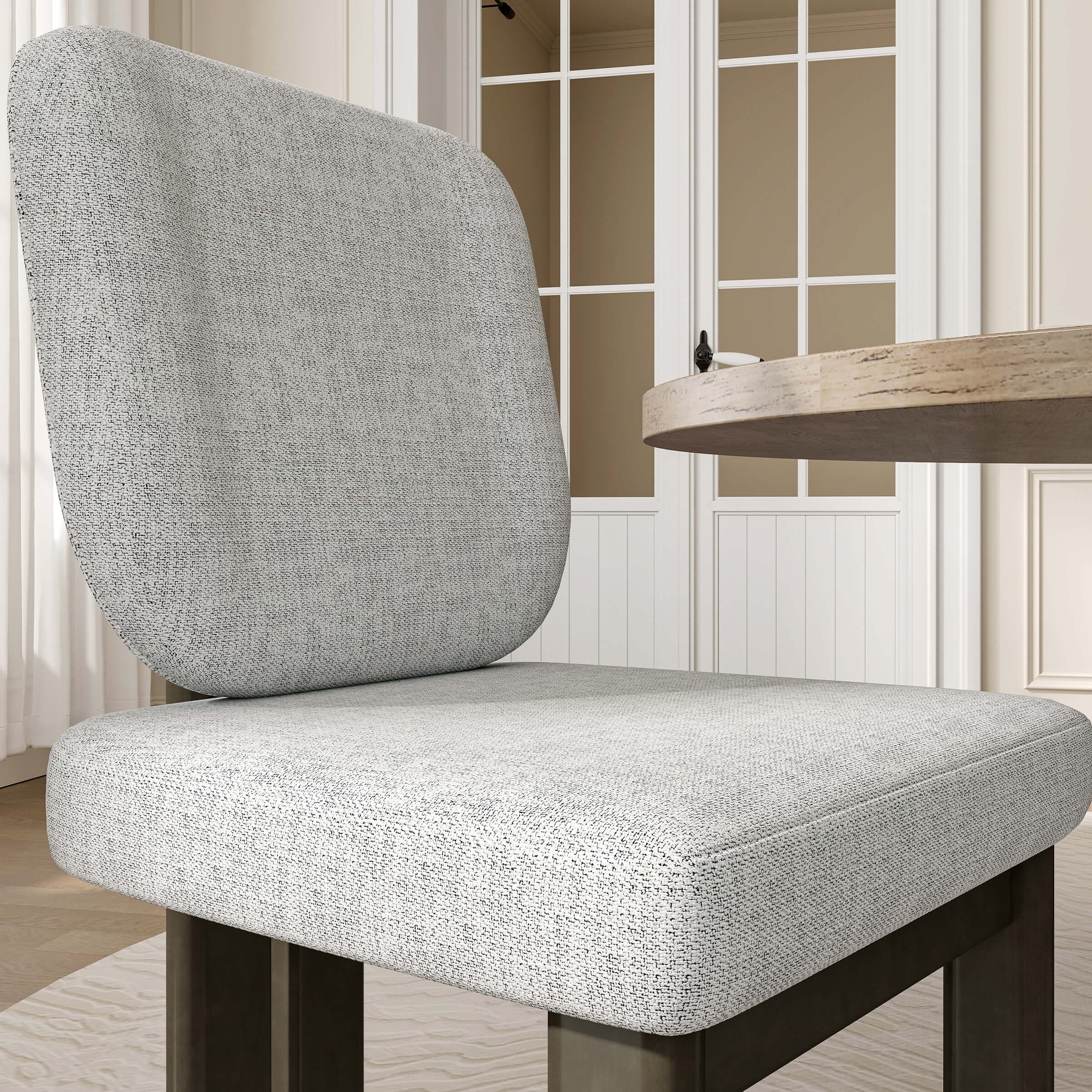 Modern Upholstered Dining Chairs Set of 2 – X5517DC - Image 16