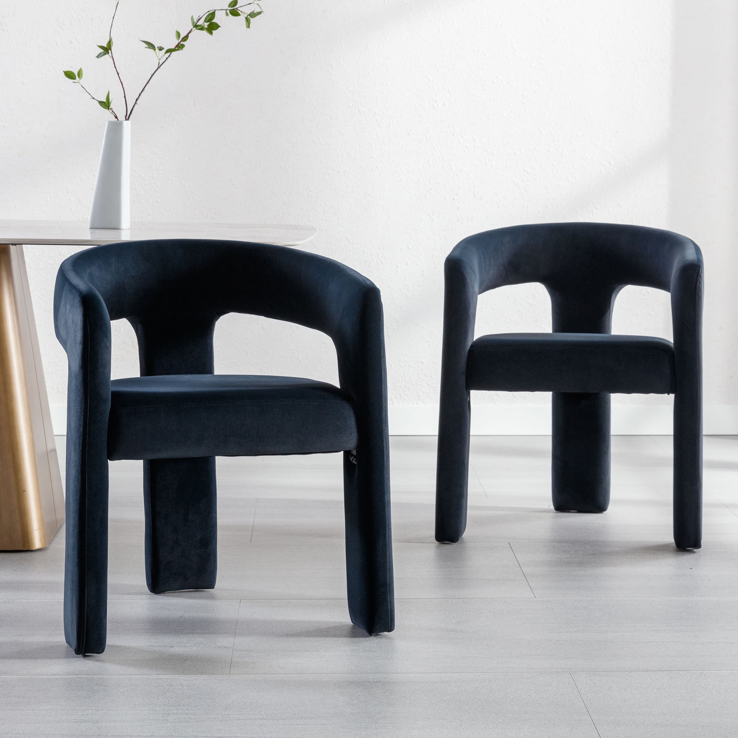 Open Back Barrel Dining Chair 1 PCS - 5101DC - Image 11