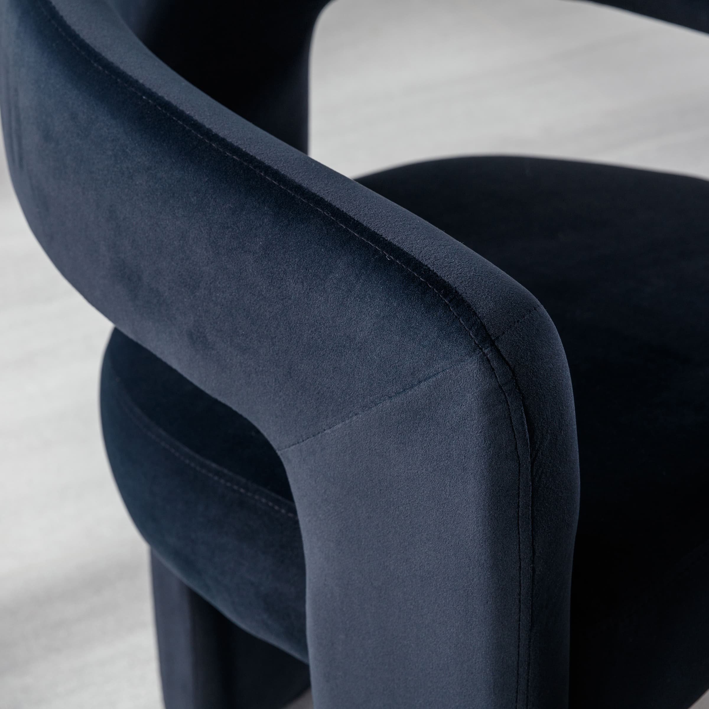 Open Back Barrel Dining Chair 1 PCS - 5101DC - Image 13