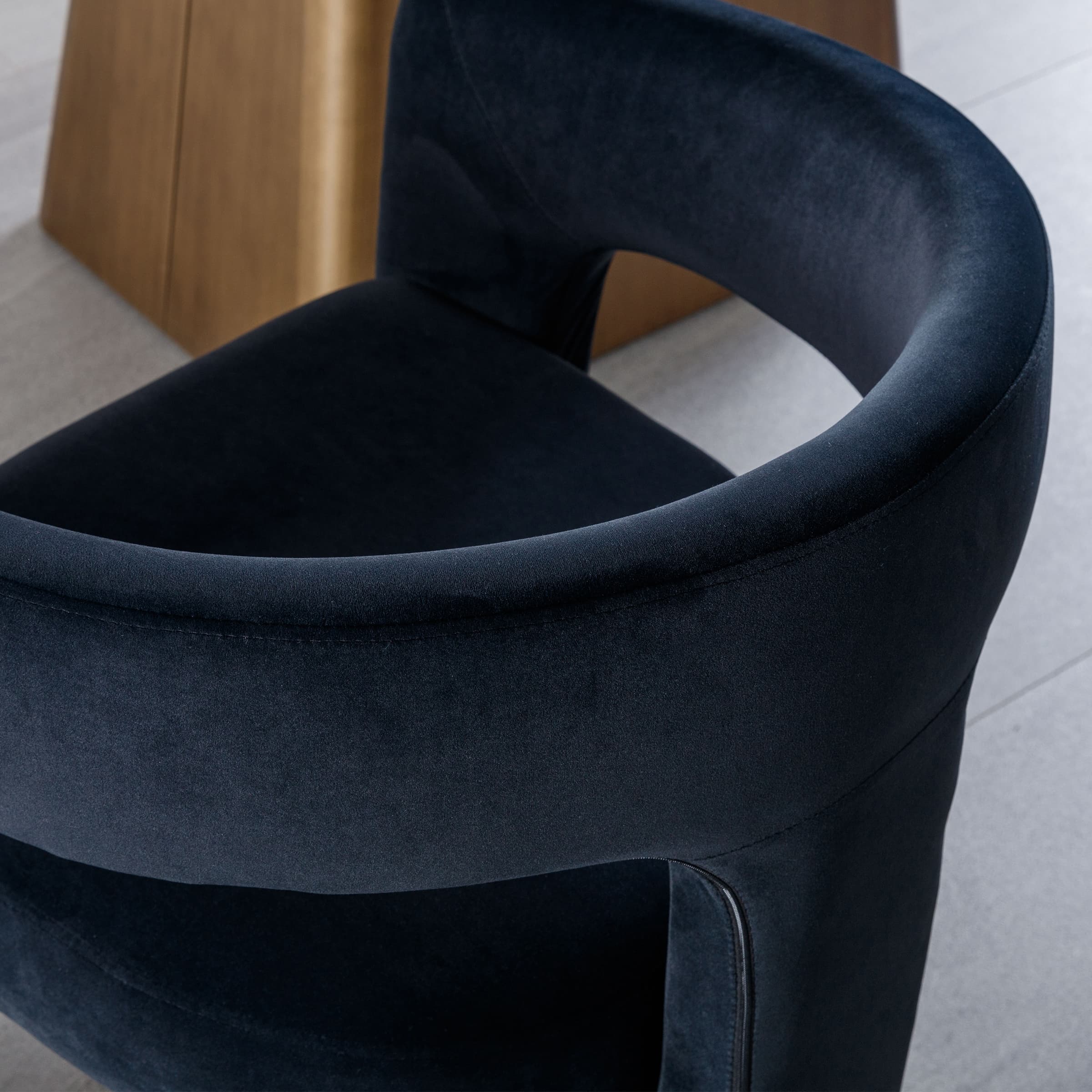 Open Back Barrel Dining Chair 1 PCS - 5101DC - Image 14
