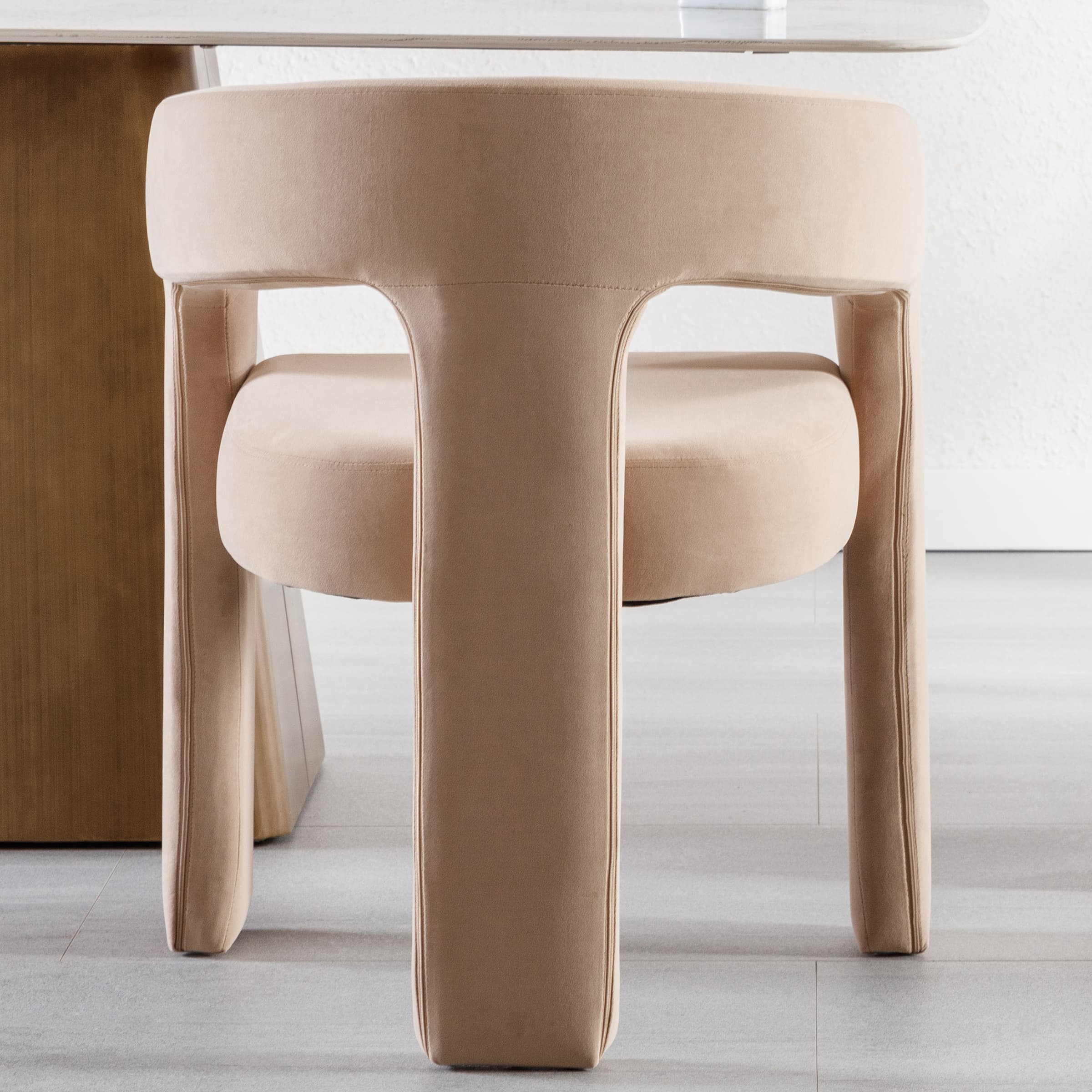 Open Back Barrel Dining Chair 1 PCS - 5101DC - Image 17