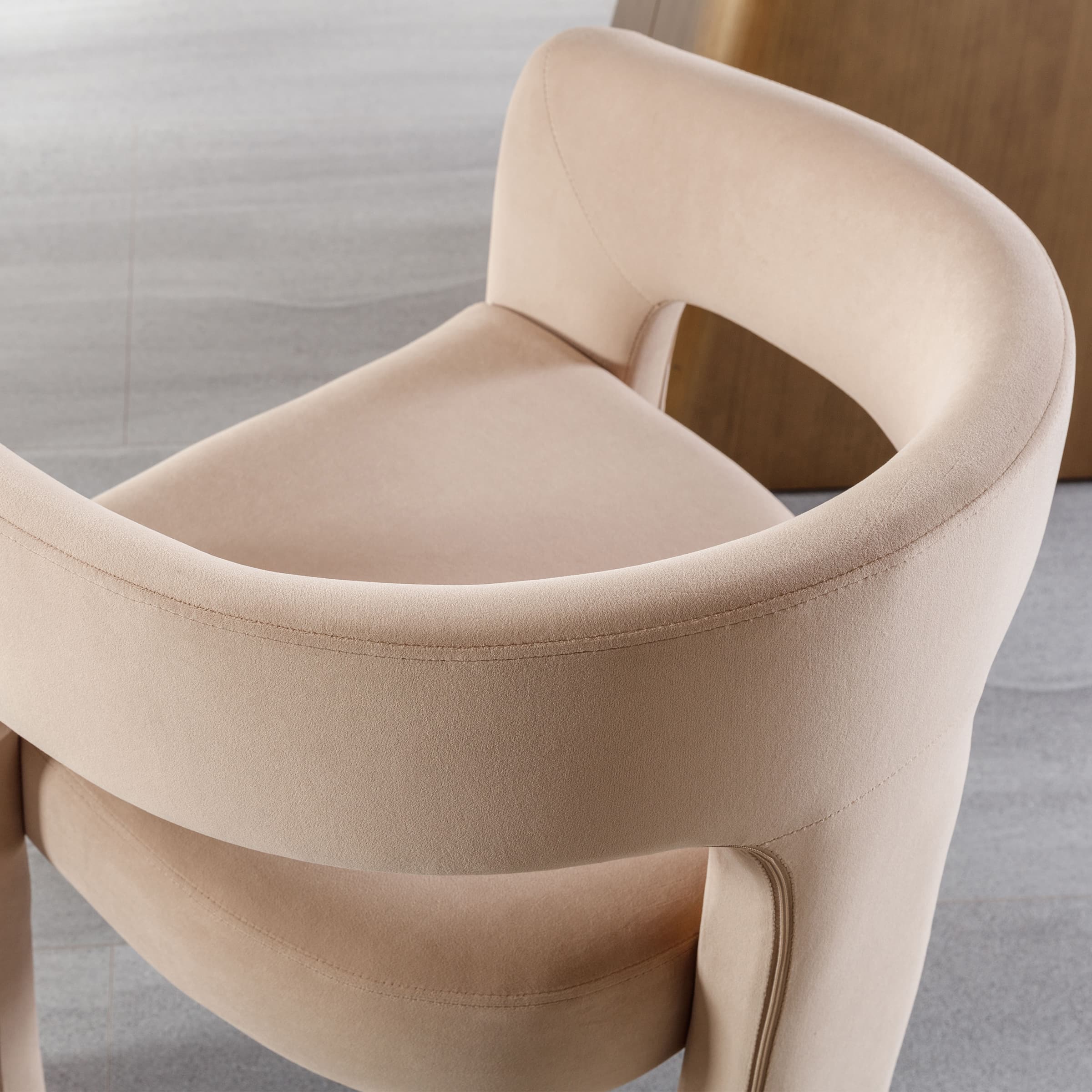 Open Back Barrel Dining Chair 1 PCS - 5101DC - Image 19