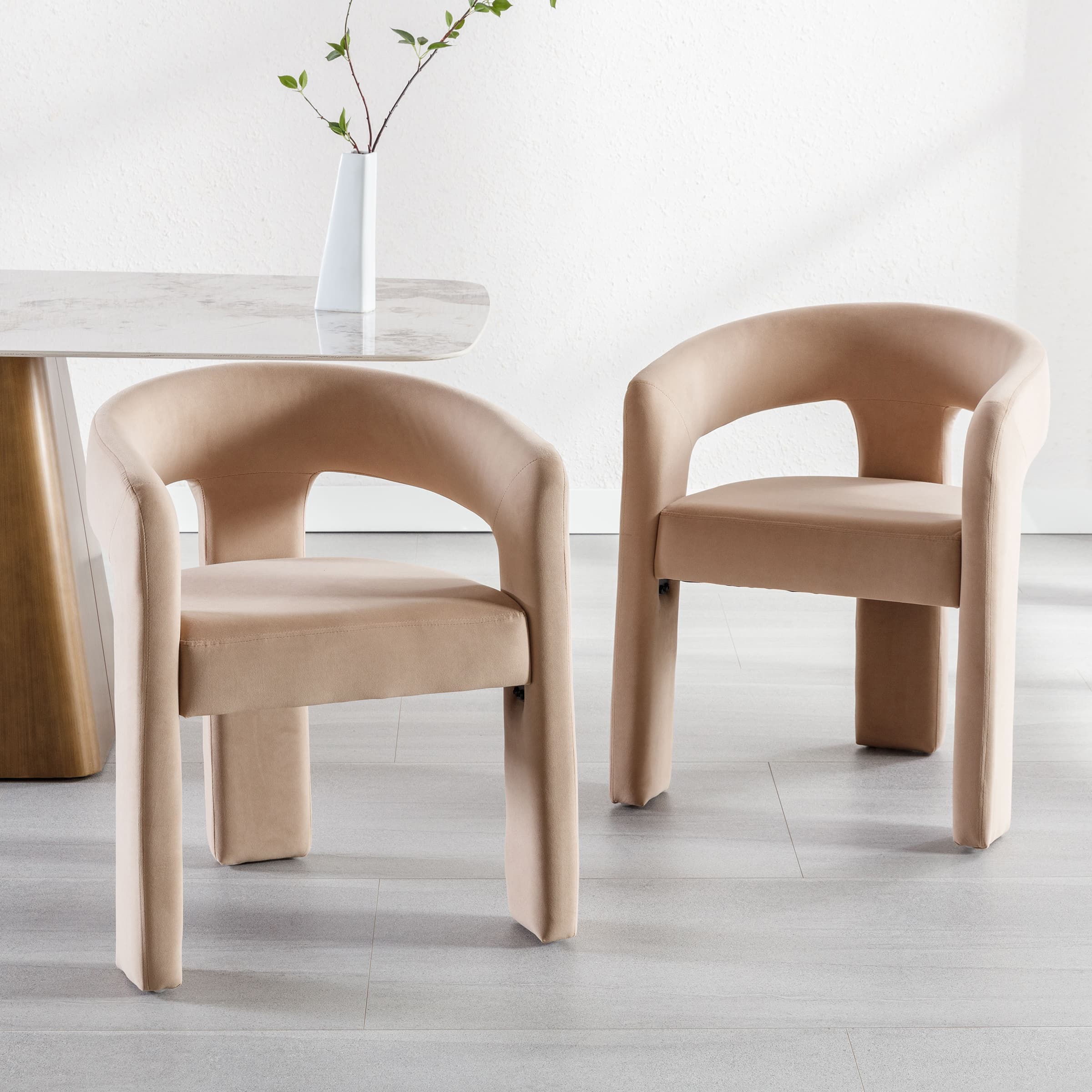Open Back Barrel Dining Chair 1 PCS - 5101DC - Image 21