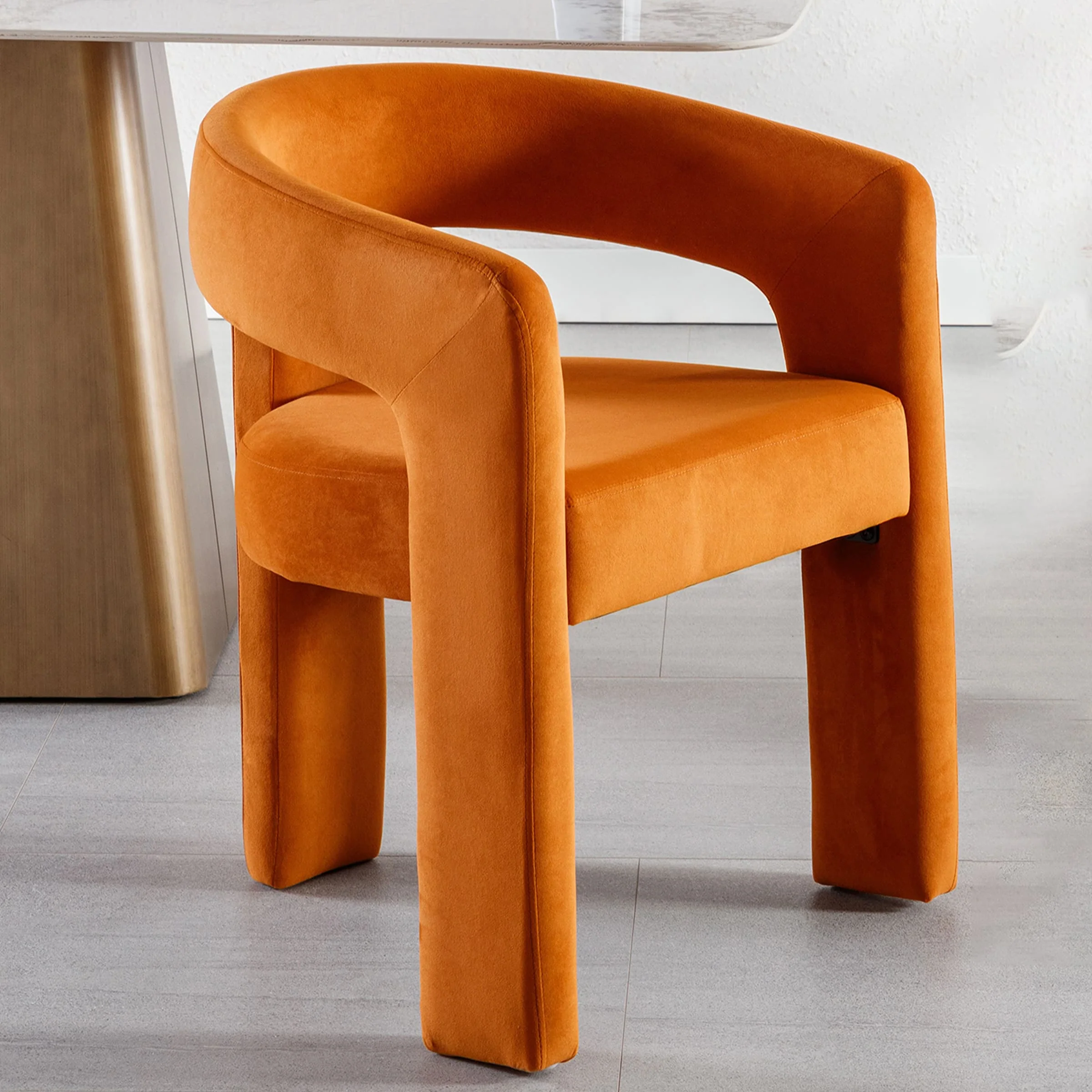 Open Back Barrel Dining Chair 1 PCS - 5101DC - Image 24