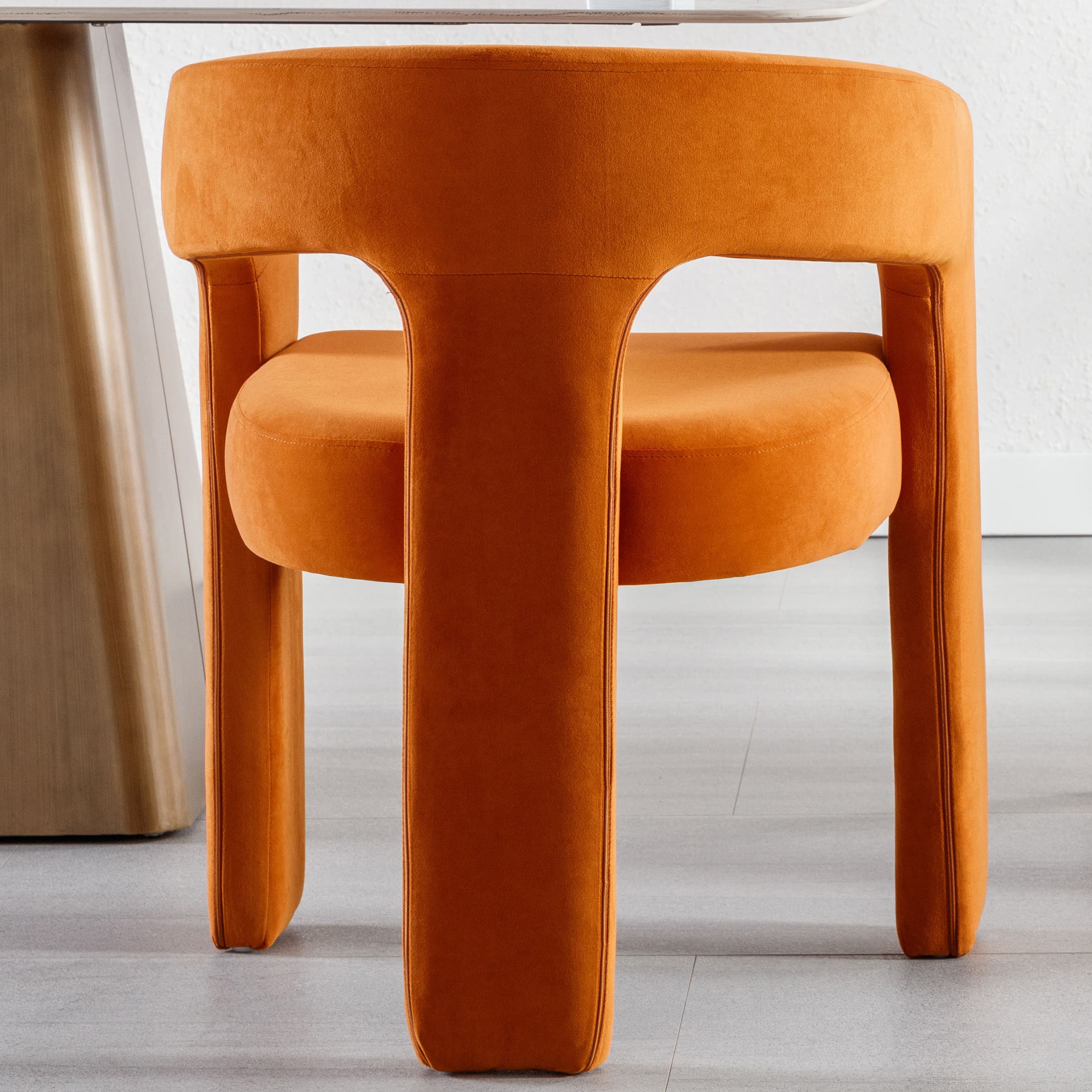 Open Back Barrel Dining Chair 1 PCS - 5101DC - Image 25