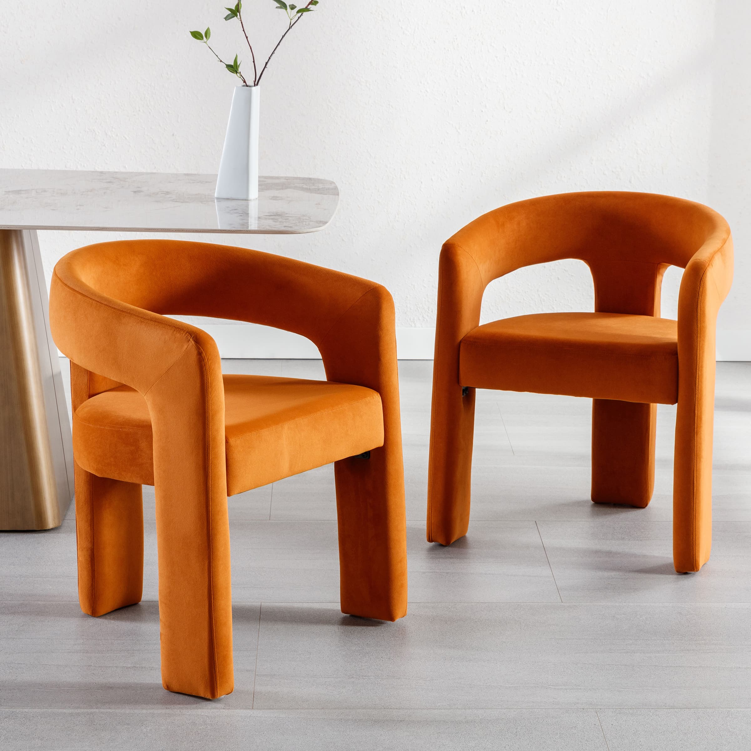 Open Back Barrel Dining Chair 1 PCS - 5101DC - Image 26