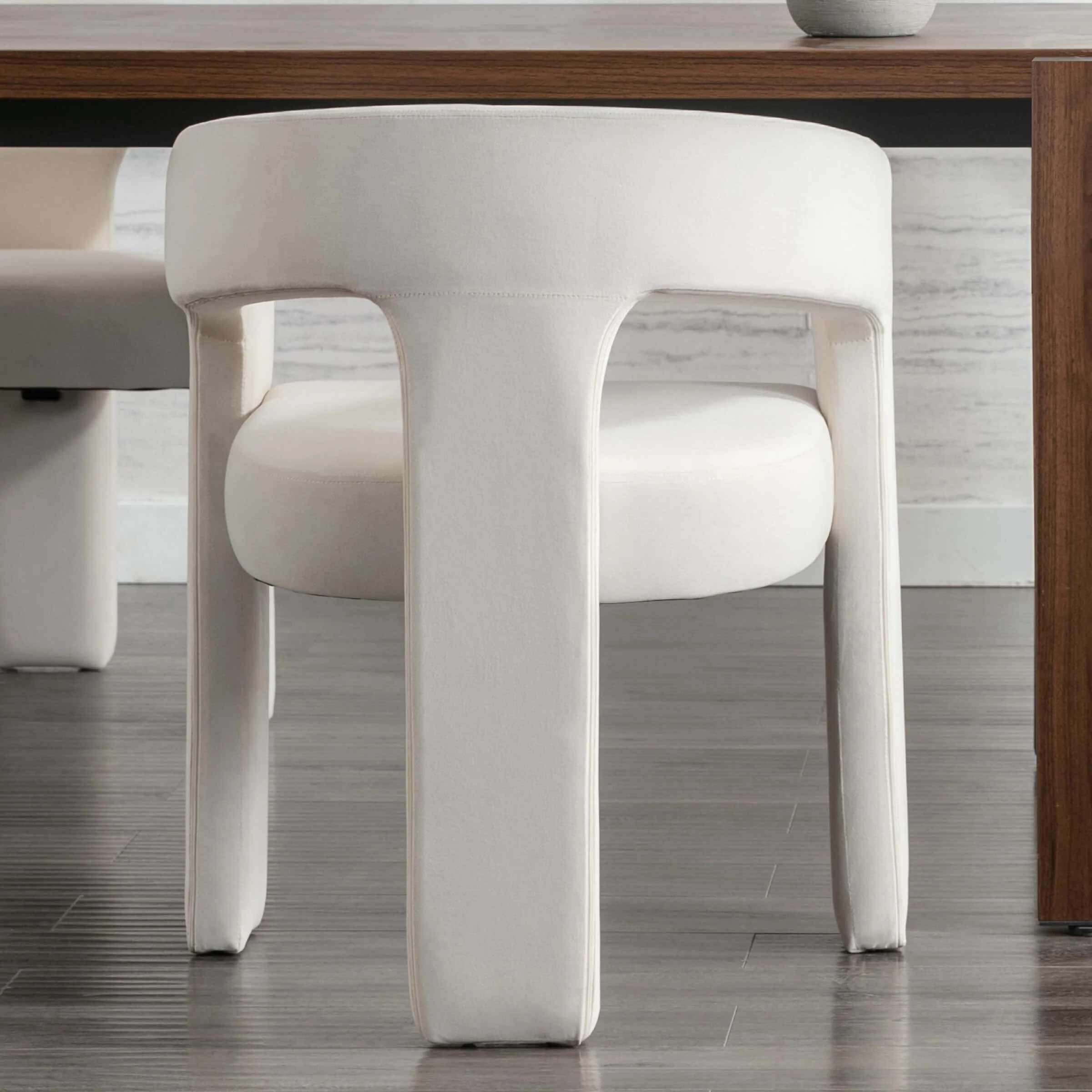 Open Back Barrel Dining Chair 1 PCS - 5101DC - Image 3