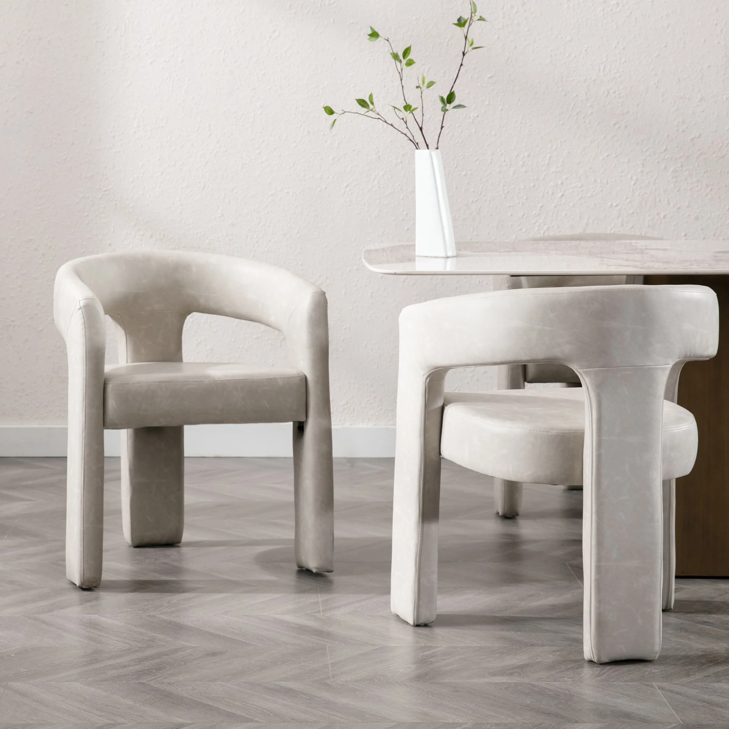 Open Back Barrel Dining Chair 1 PCS - 5101DC - Image 42