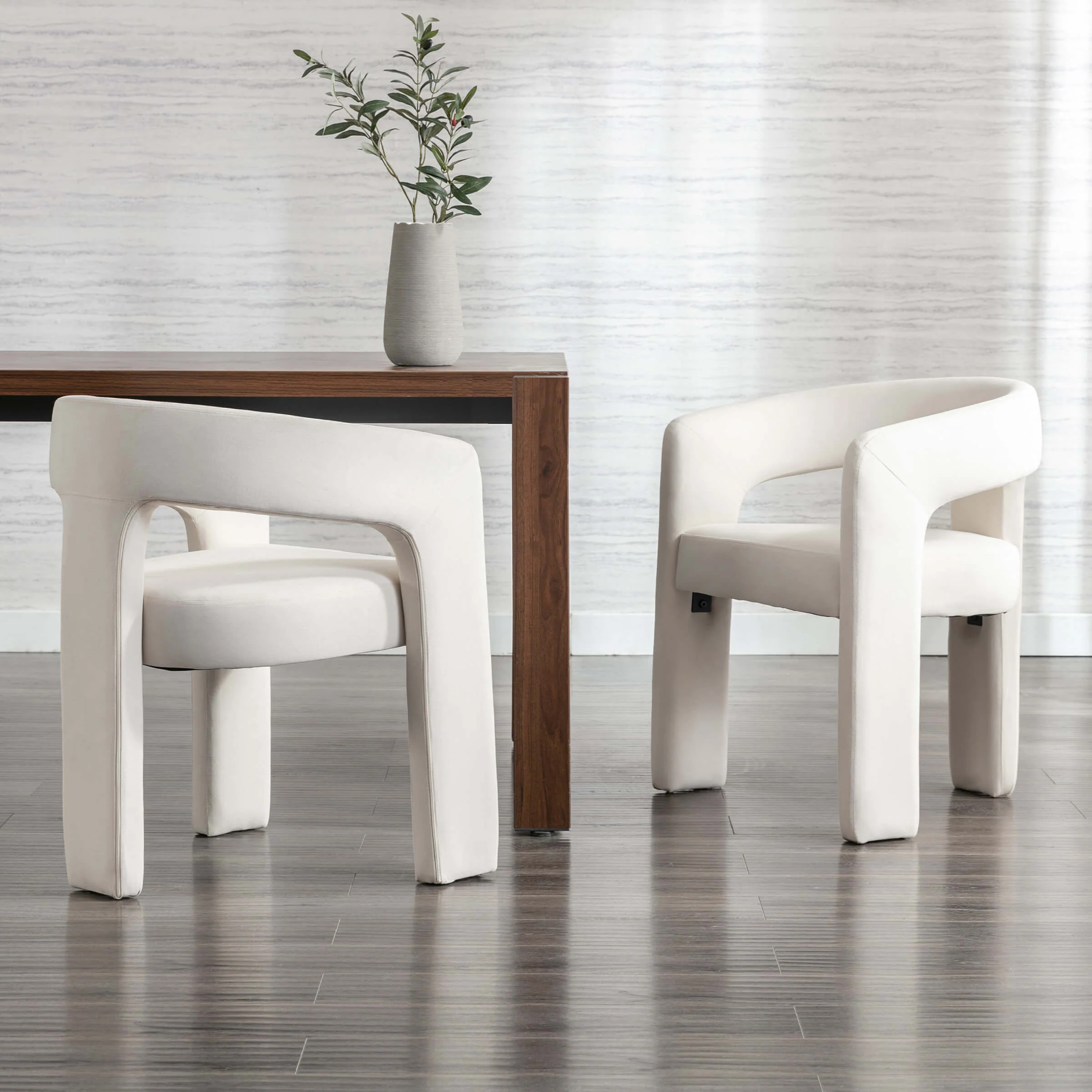 Open Back Barrel Dining Chair 1 PCS - 5101DC - Image 5