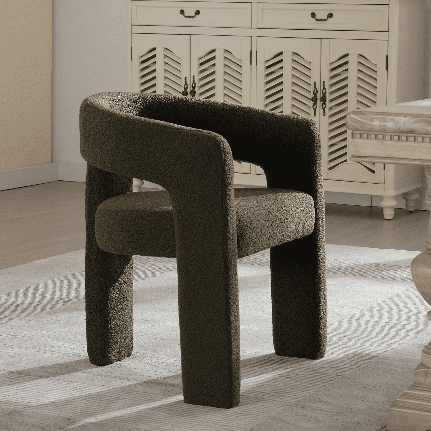 Open Back Barrel Dining Chair 1 PCS - 5101DC - Image 51