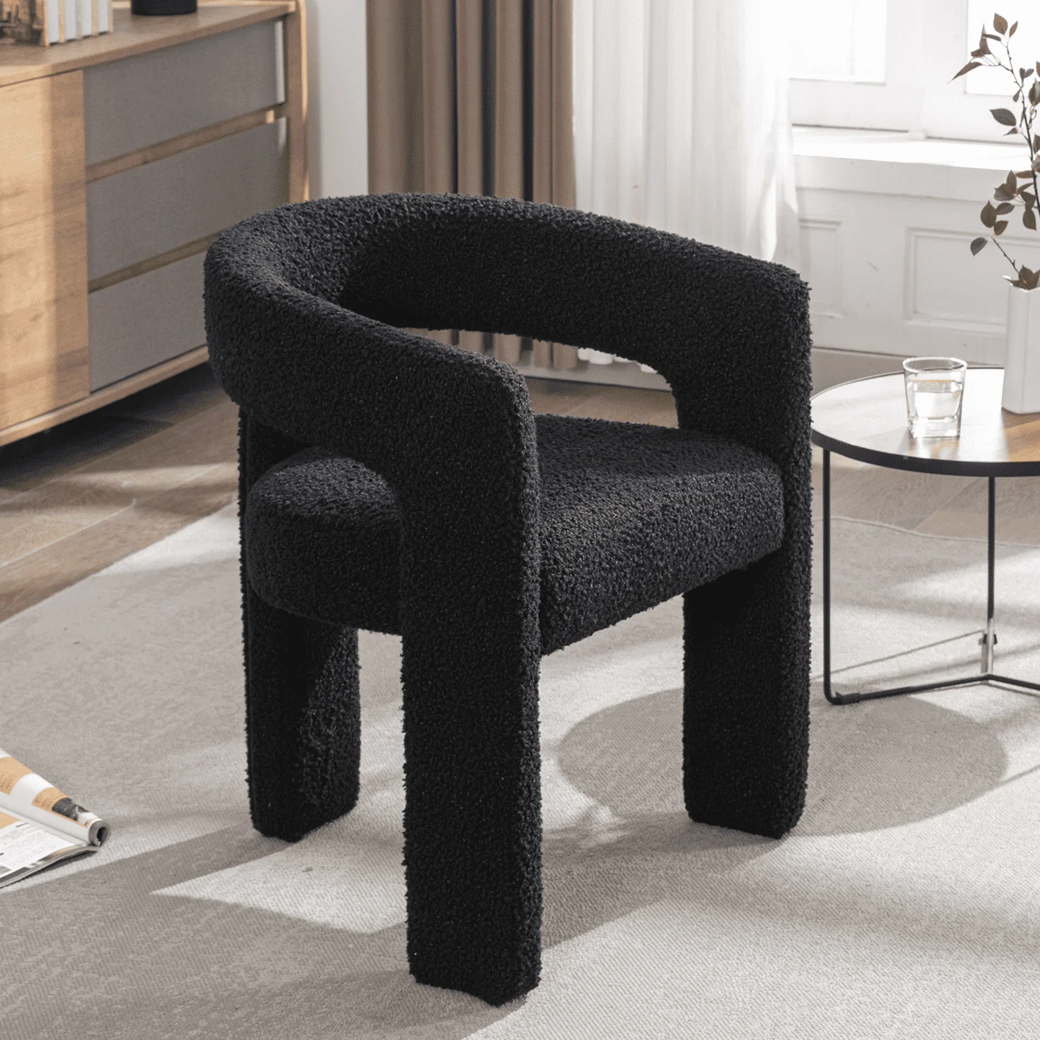 Open Back Barrel Dining Chair 1 PCS - 5101DC - Image 56
