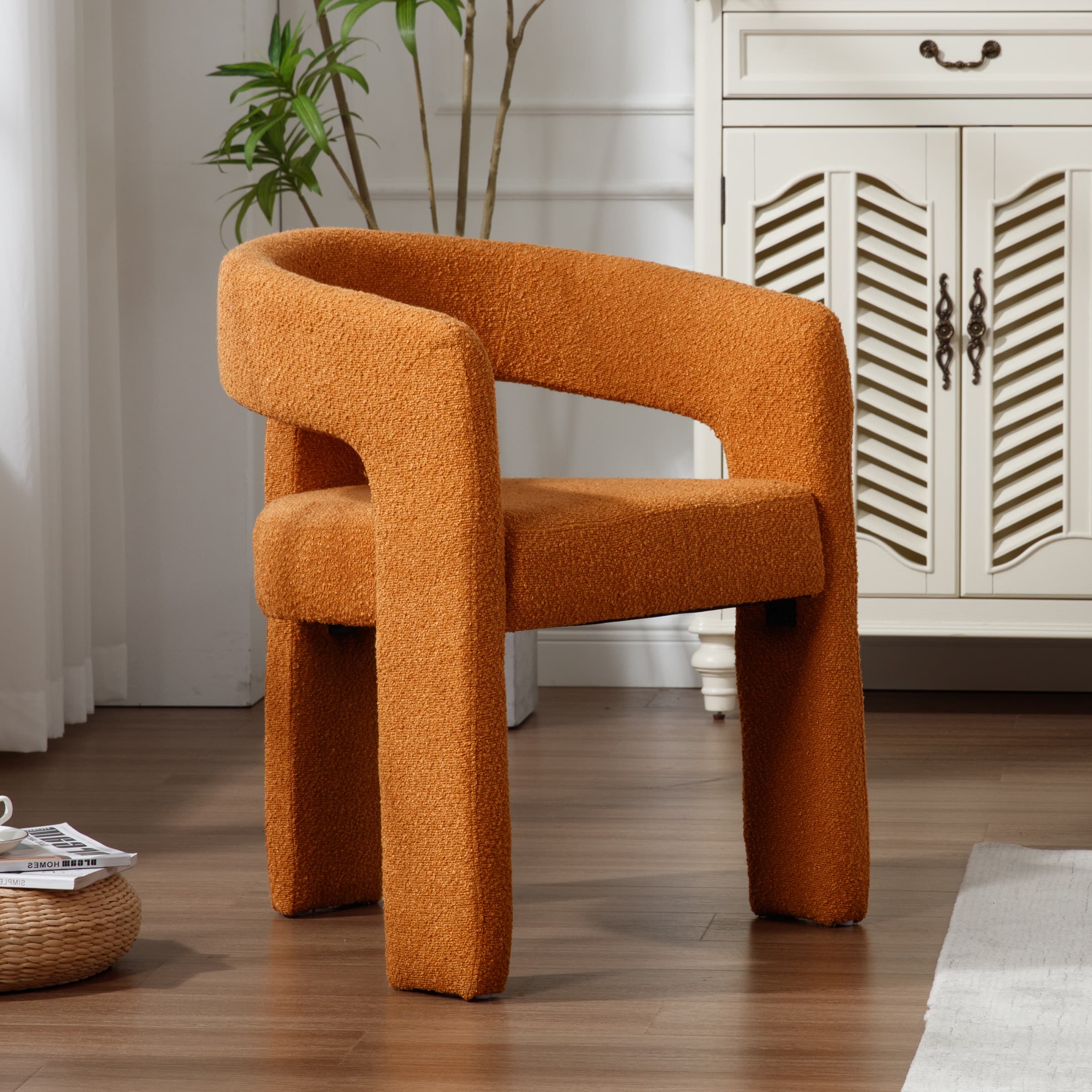 Open Back Barrel Dining Chair 1 PCS - 5101DC - Image 65