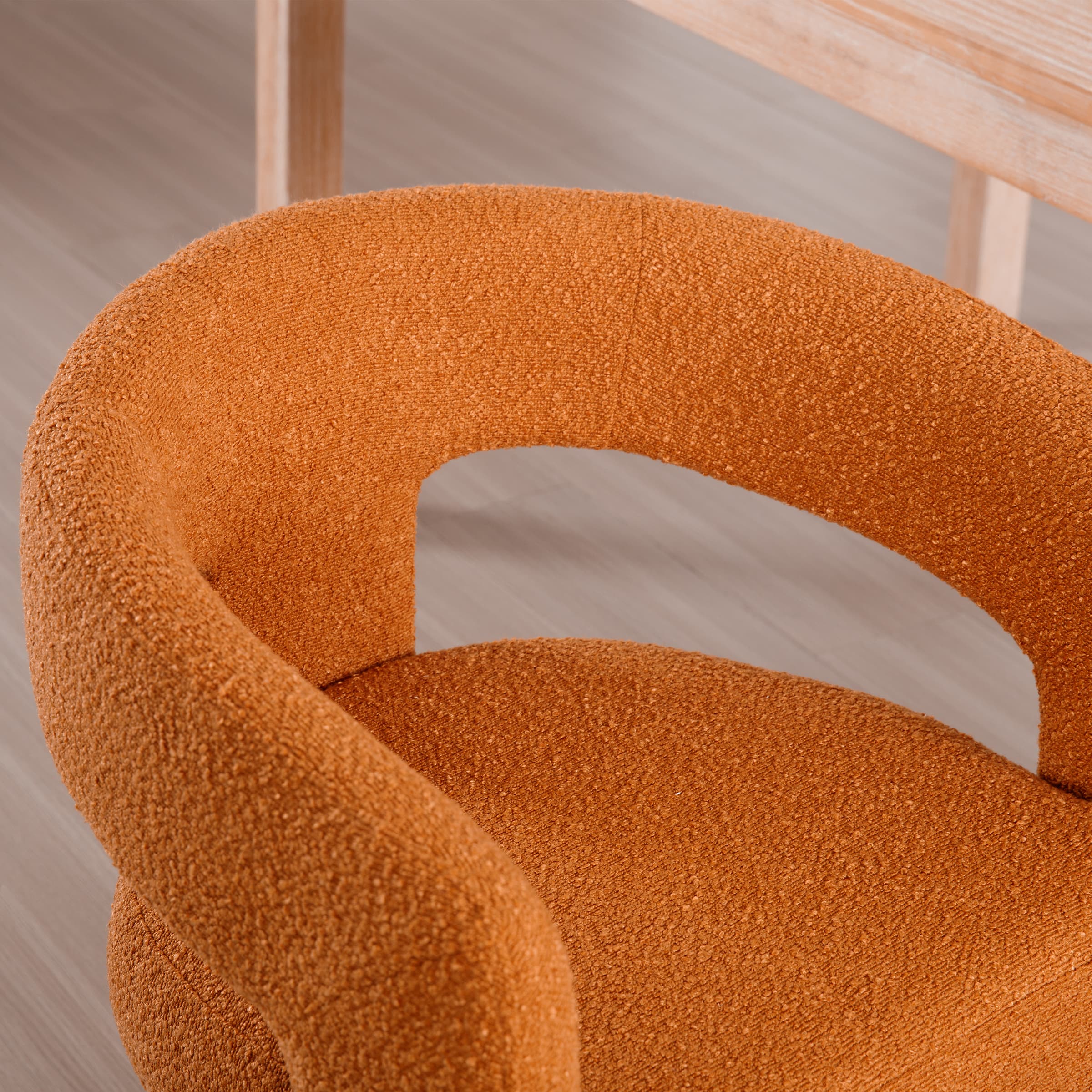 Open Back Barrel Dining Chair 1 PCS - 5101DC - Image 68