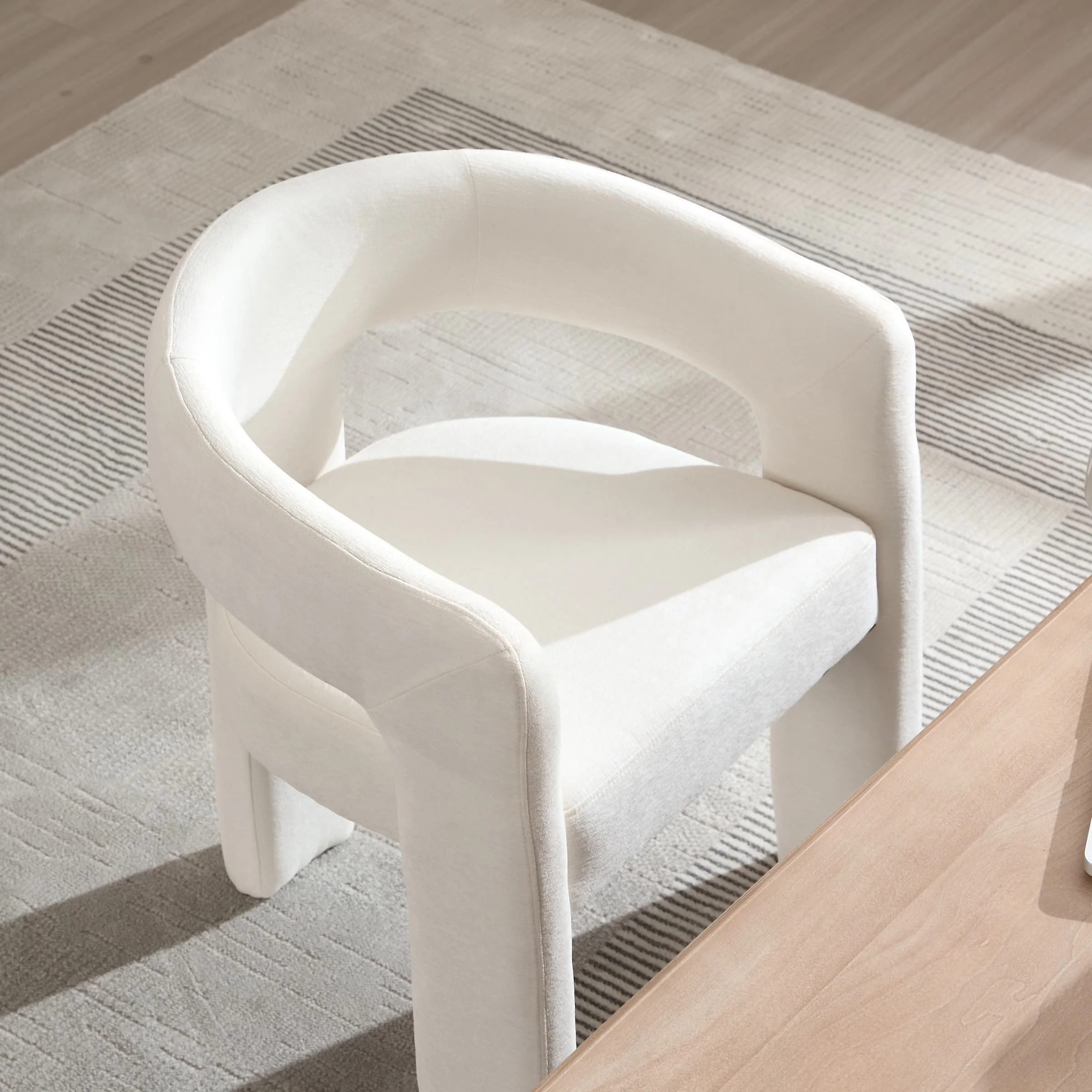 Open Back Barrel Dining Chair 1 PCS - 5101DC - Image 73