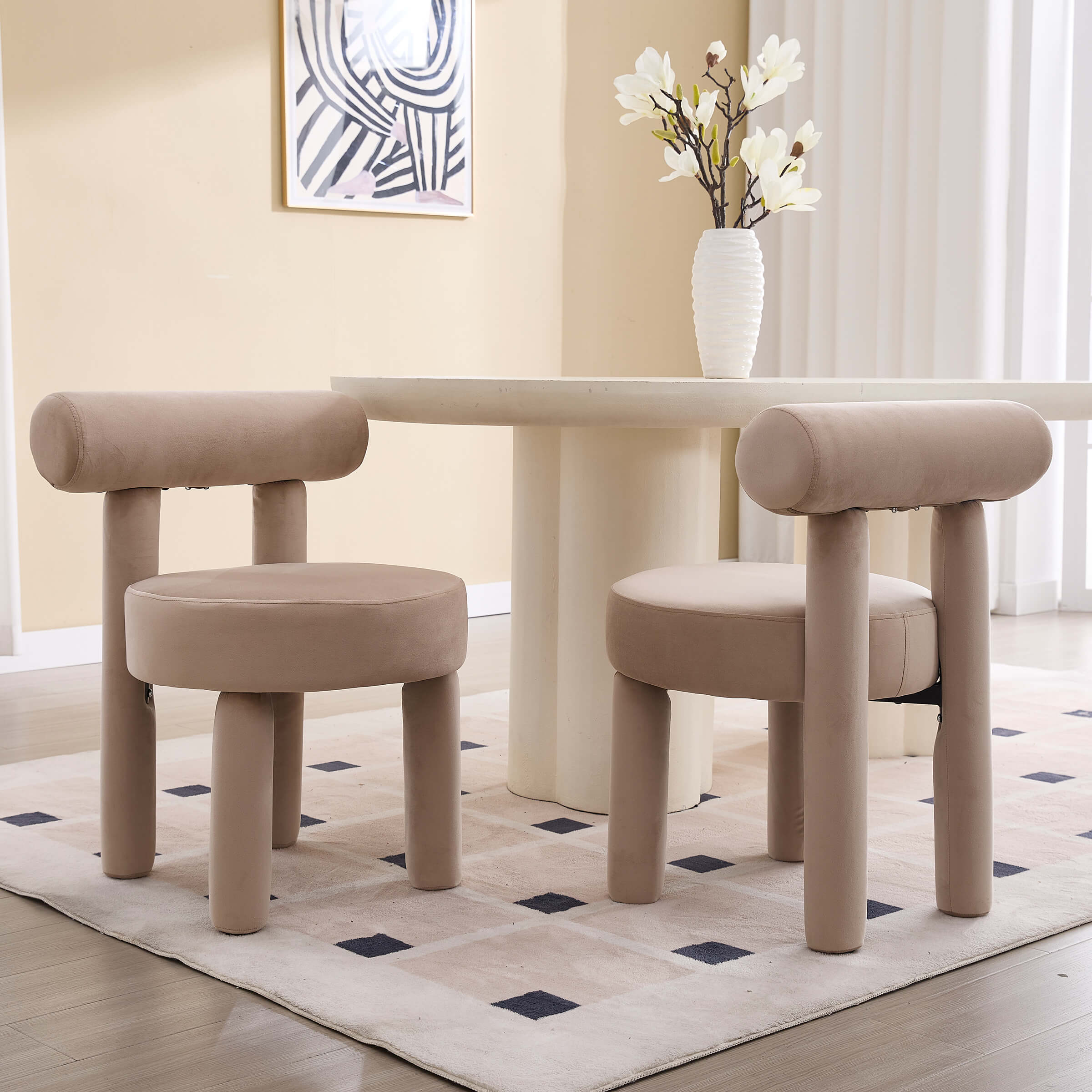 Open Back Dining Chairs Set of 2  - 3163DC - Image 3