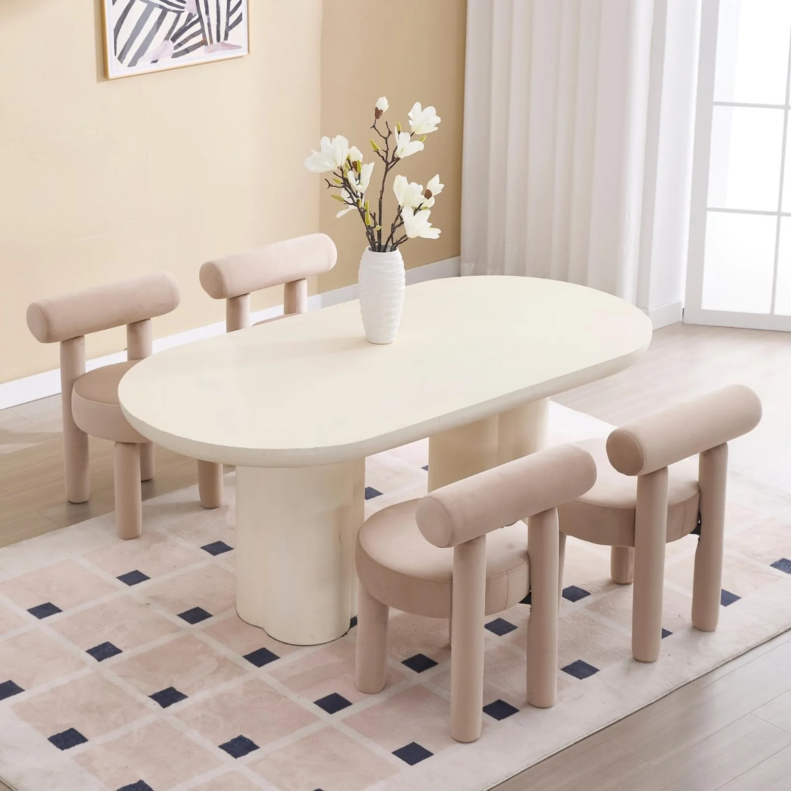 Open Back Dining Chairs Set of 2  - 3163DC - Image 4