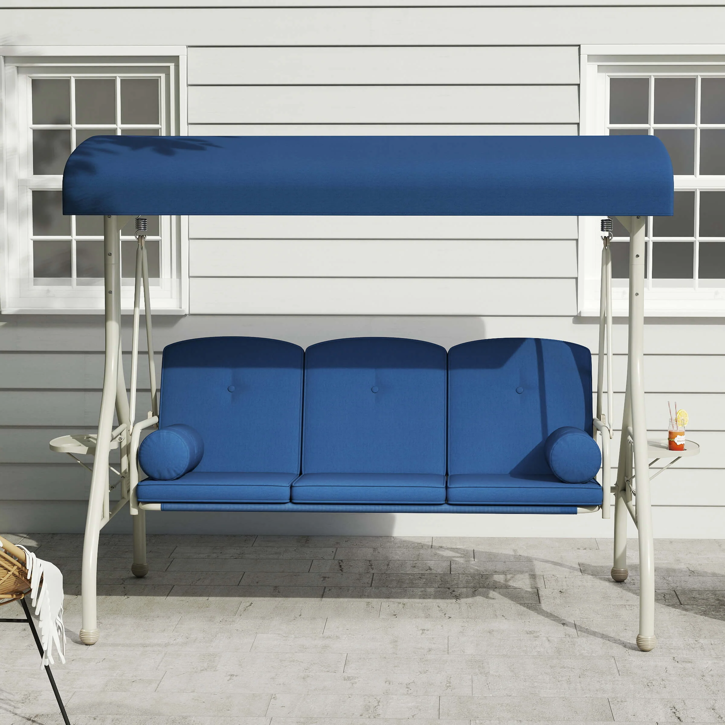 3 Seat Outdoor Backyard Porch Swing - X099HS - Image 14