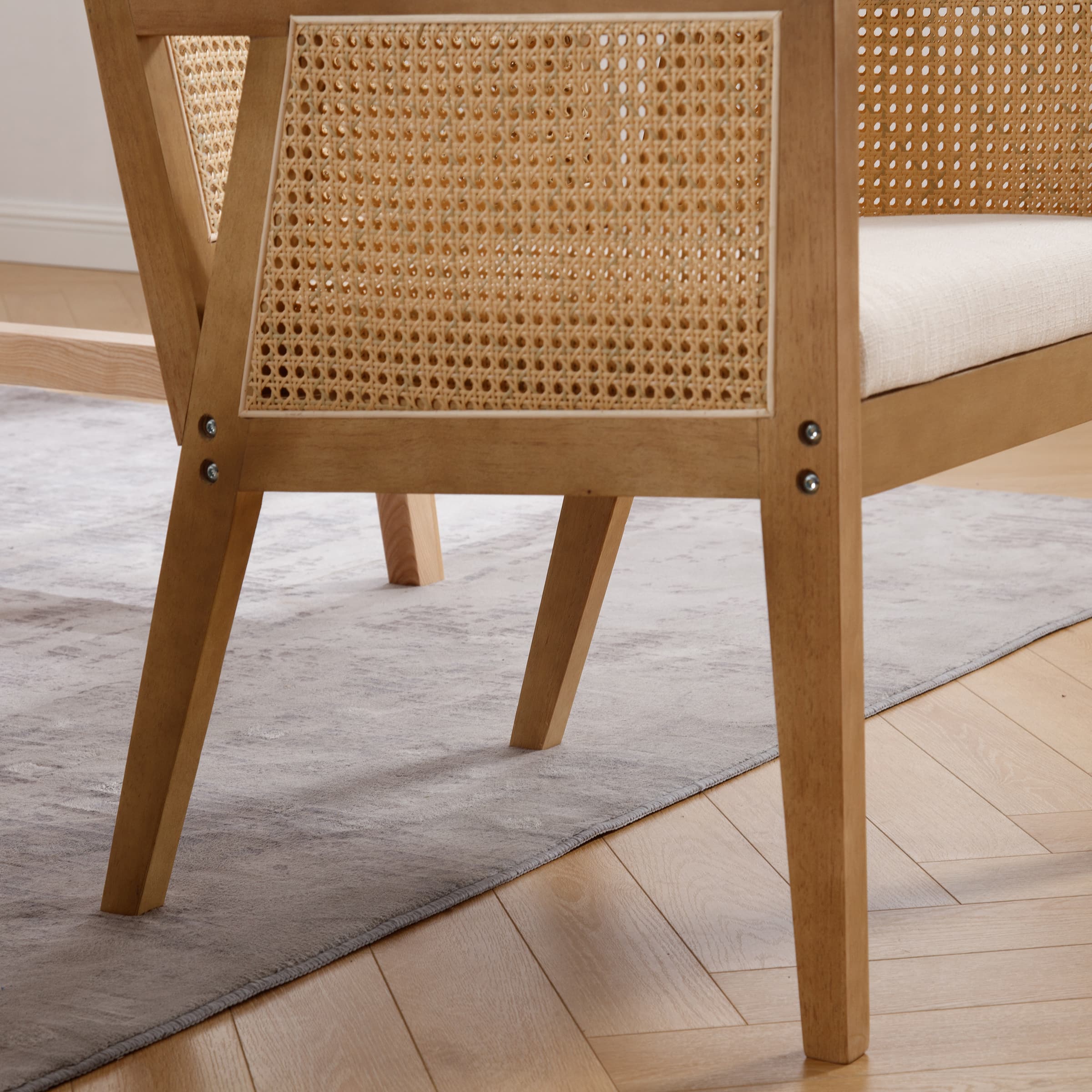 Rattan Back Dining Chairs Set of 2 - 10020DC - Image 17