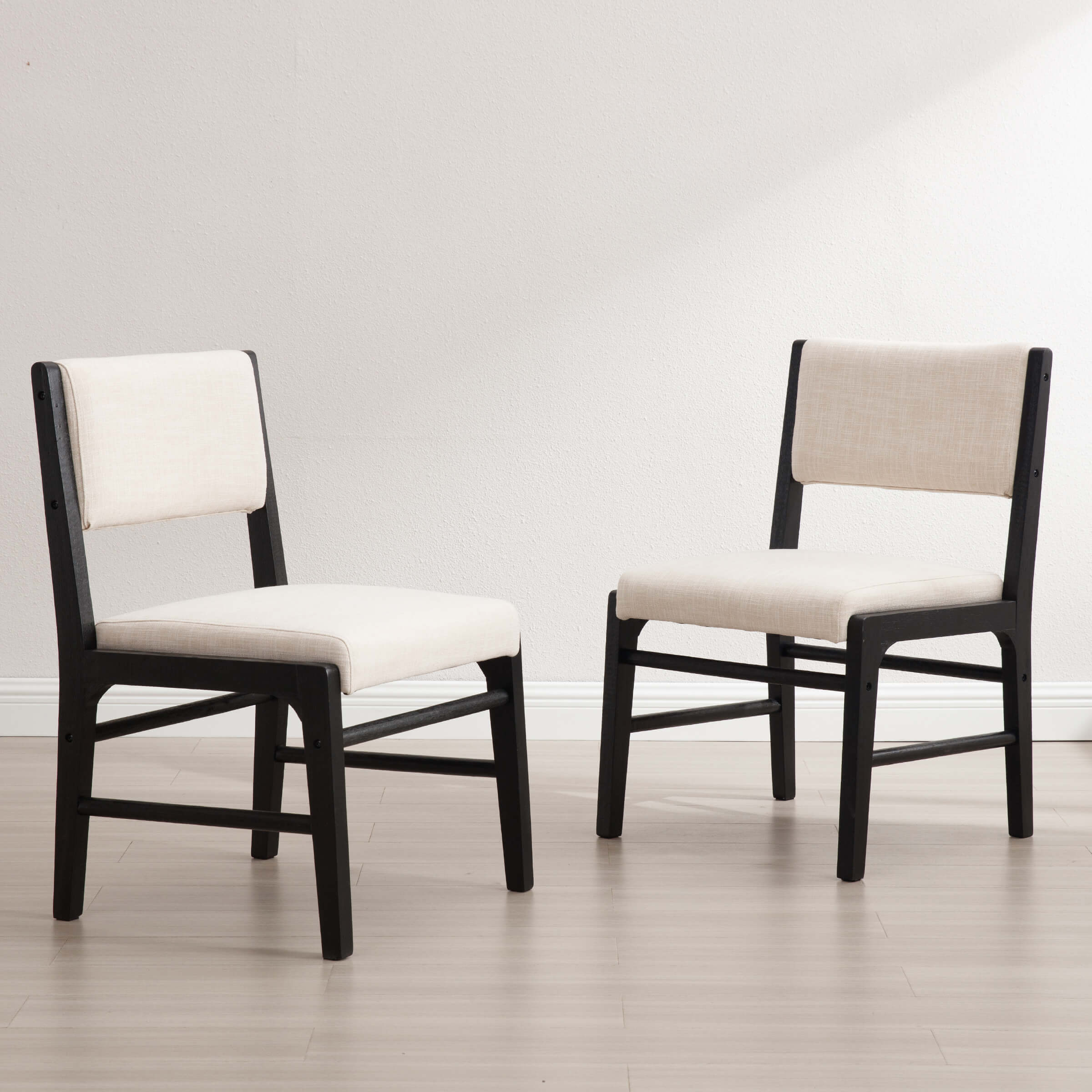 Rectangular Cushion Back Dining Chairs Set of 2 - 1984DC - Image 3