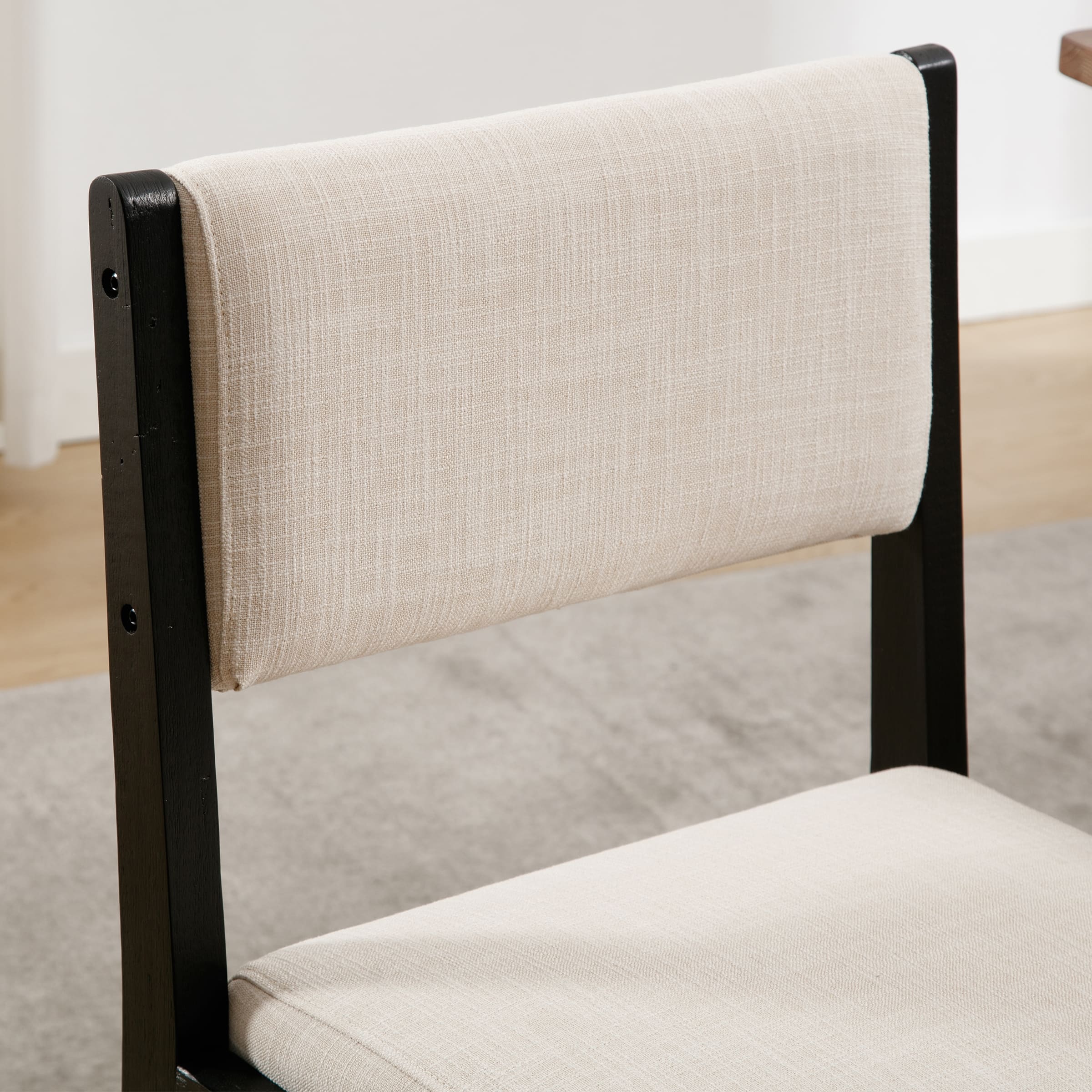 Rectangular Cushion Back Dining Chairs Set of 2 - 1984DC - Image 7