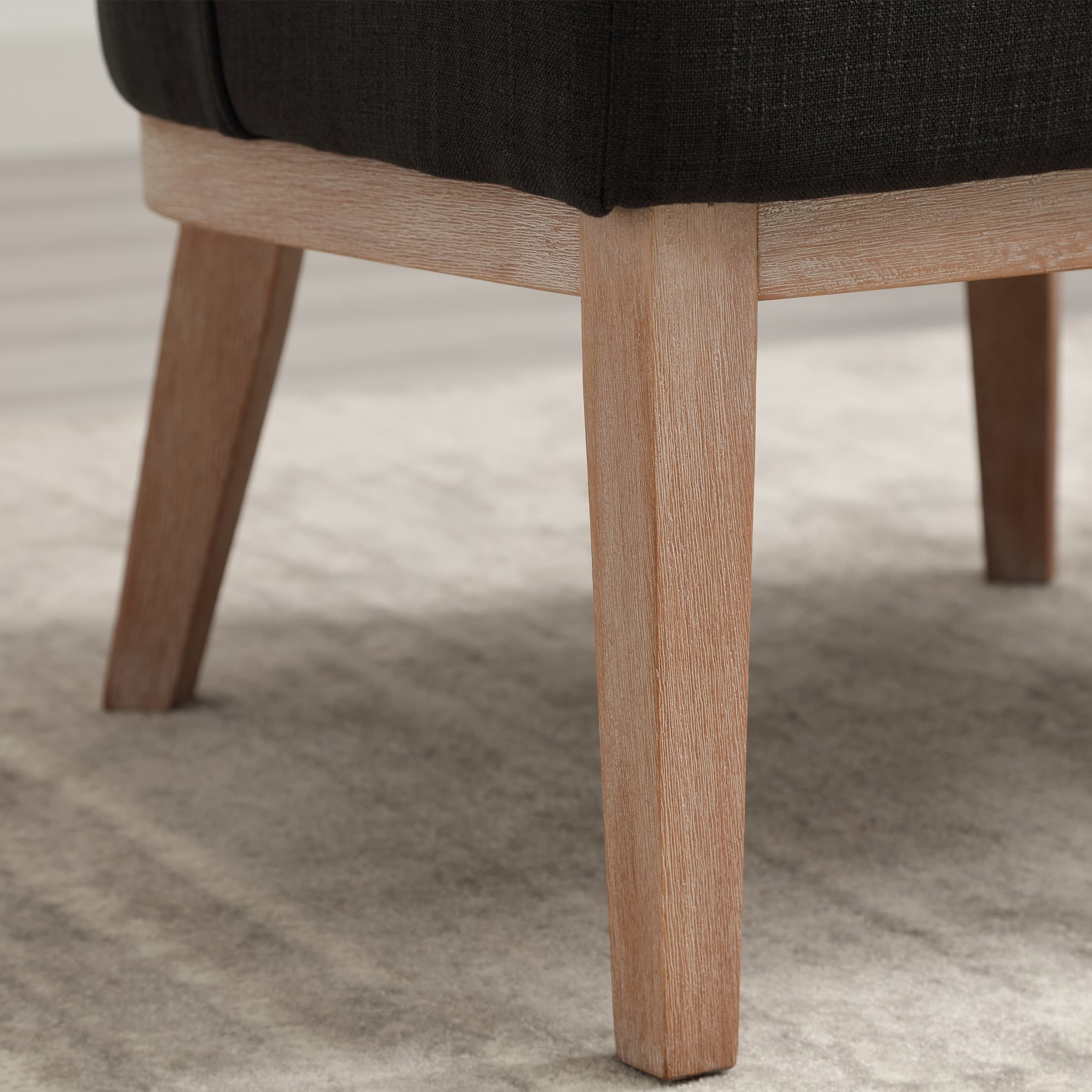 Stone Wash Wood Legs Accent Chair 1 PCS - 6371AC - Image 17